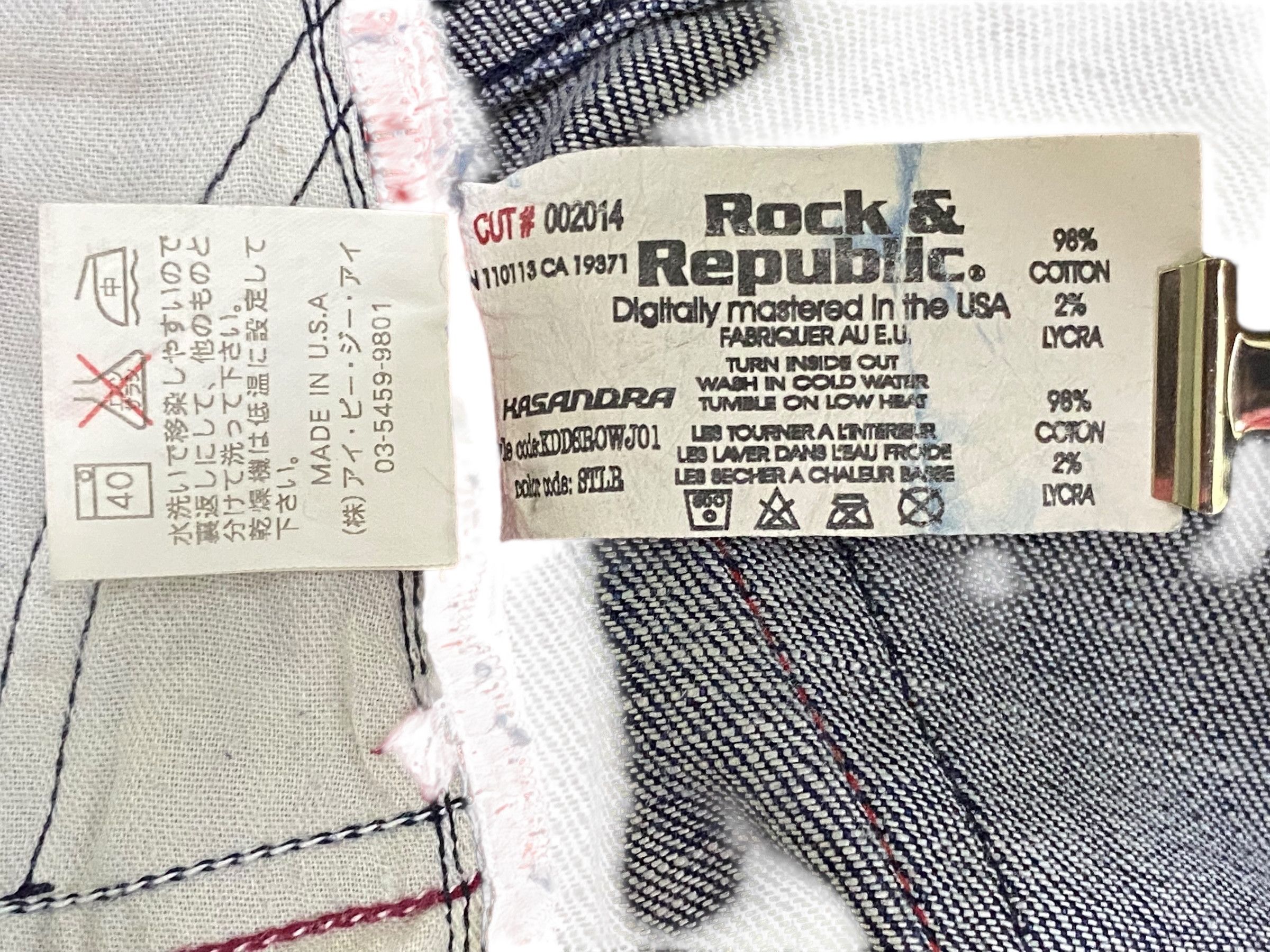Rock & Republic Rock & Republic Skinny Jeans Boyfriend Denim Jeans Size 26" / US 2 / IT 38 - 10 Thumbnail