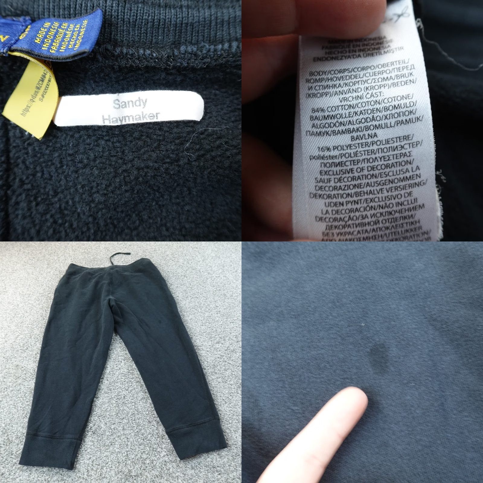 Polo Ralph Lauren Polo Ralph Lauren Sweatpants Womens L Black Jogger Drawstring Pants Preppy Pony Size 24" / US 00 / IT 34 - 8 Thumbnail