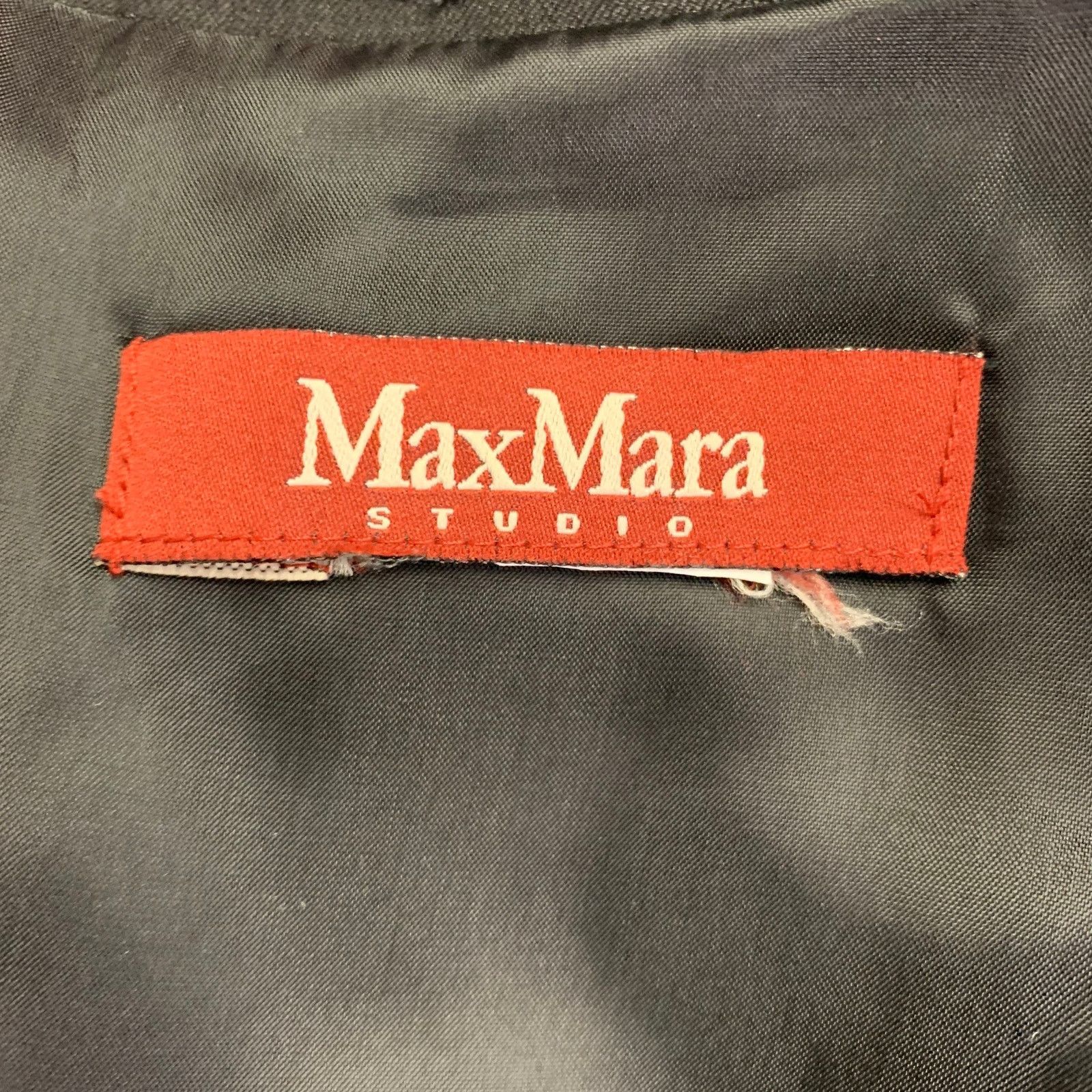 Max Mara MAX MARA Size XS Black White Polka Dot A-Line Dress Size XS / US 0-2 / IT 36-38 - 5 Thumbnail
