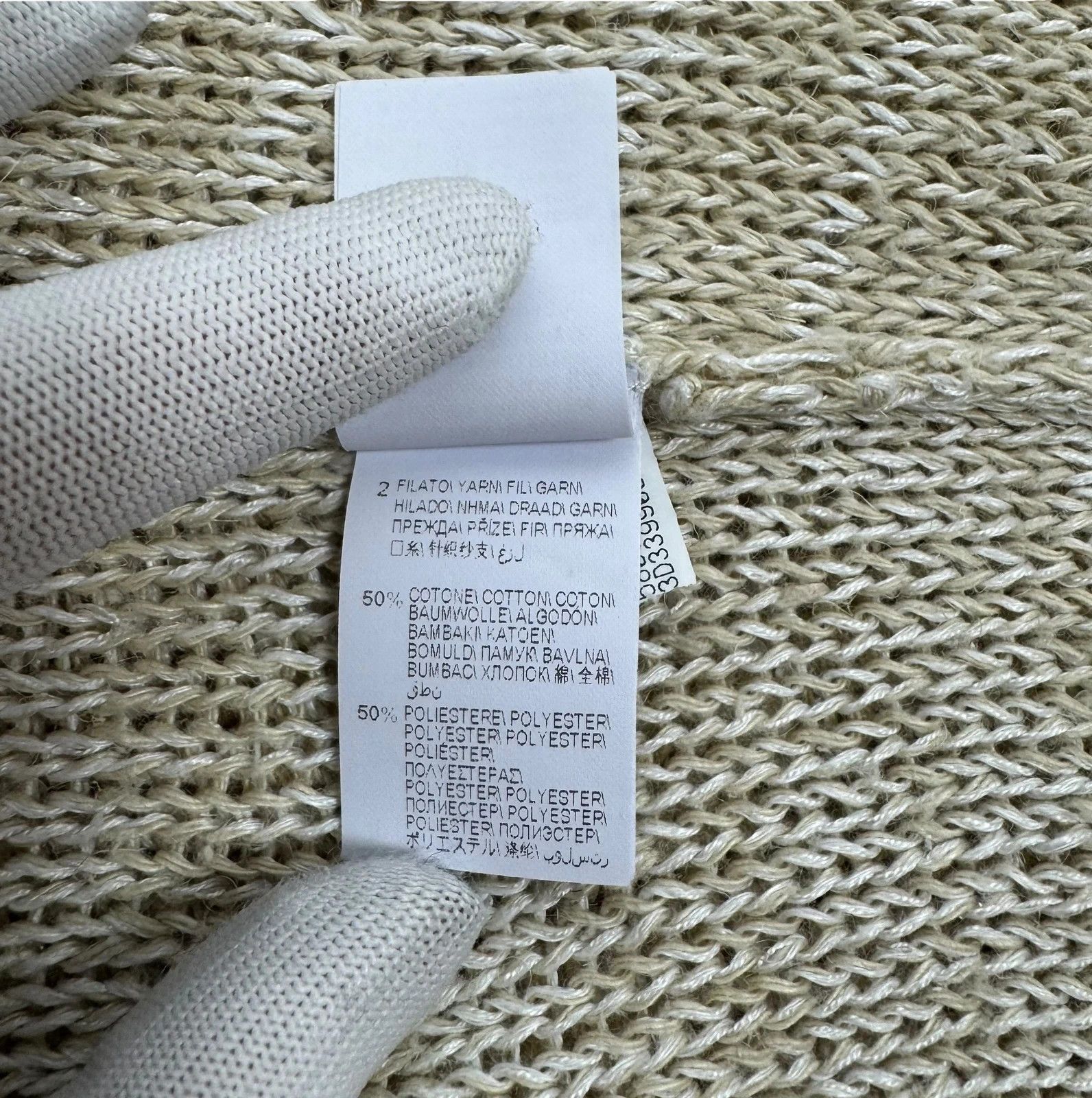 Brunello Cucinelli Brunello Cucinelli Sequined Sweater Hemp Linen size XS Size XS / US 0-2 / IT 36-38 - 15 Thumbnail