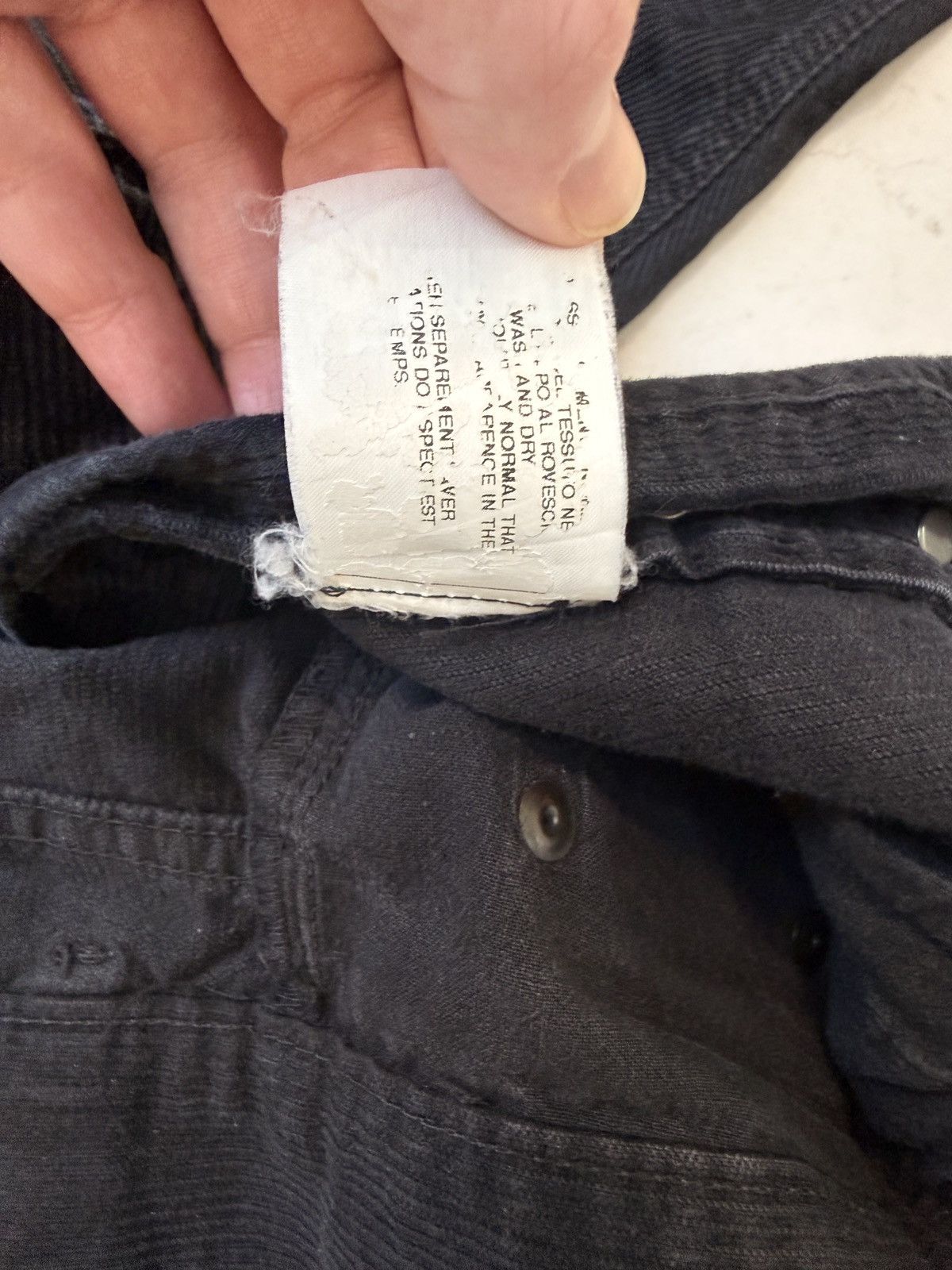 Rick Owens Drkshdw Archive Corduroy Pants Size US 32 / EU 48 - 7 Thumbnail
