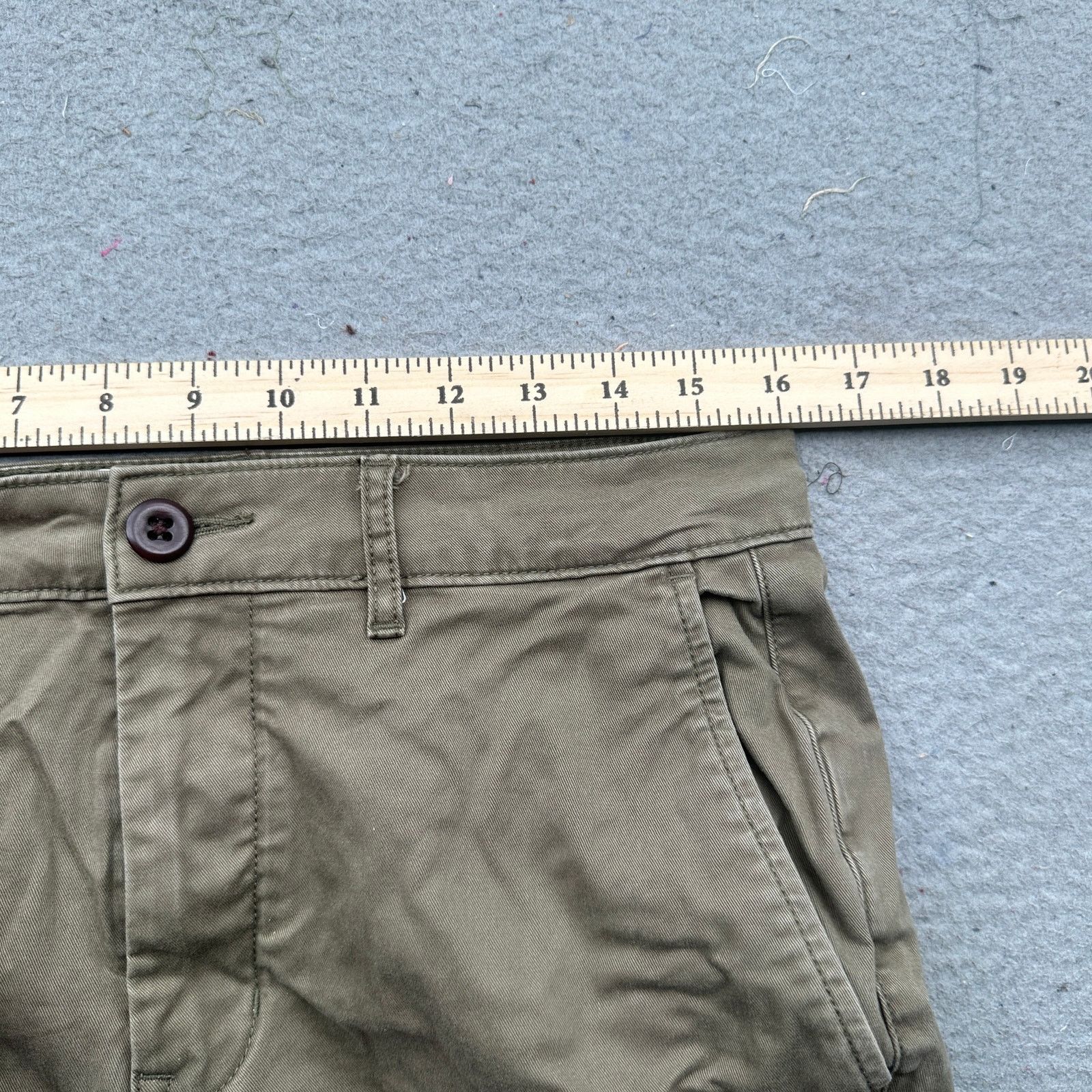 Flint And Tinder Flint And Tinder Twill Olive Green Chino Pants 32x30 Size US 32 / EU 48 - 5 Thumbnail