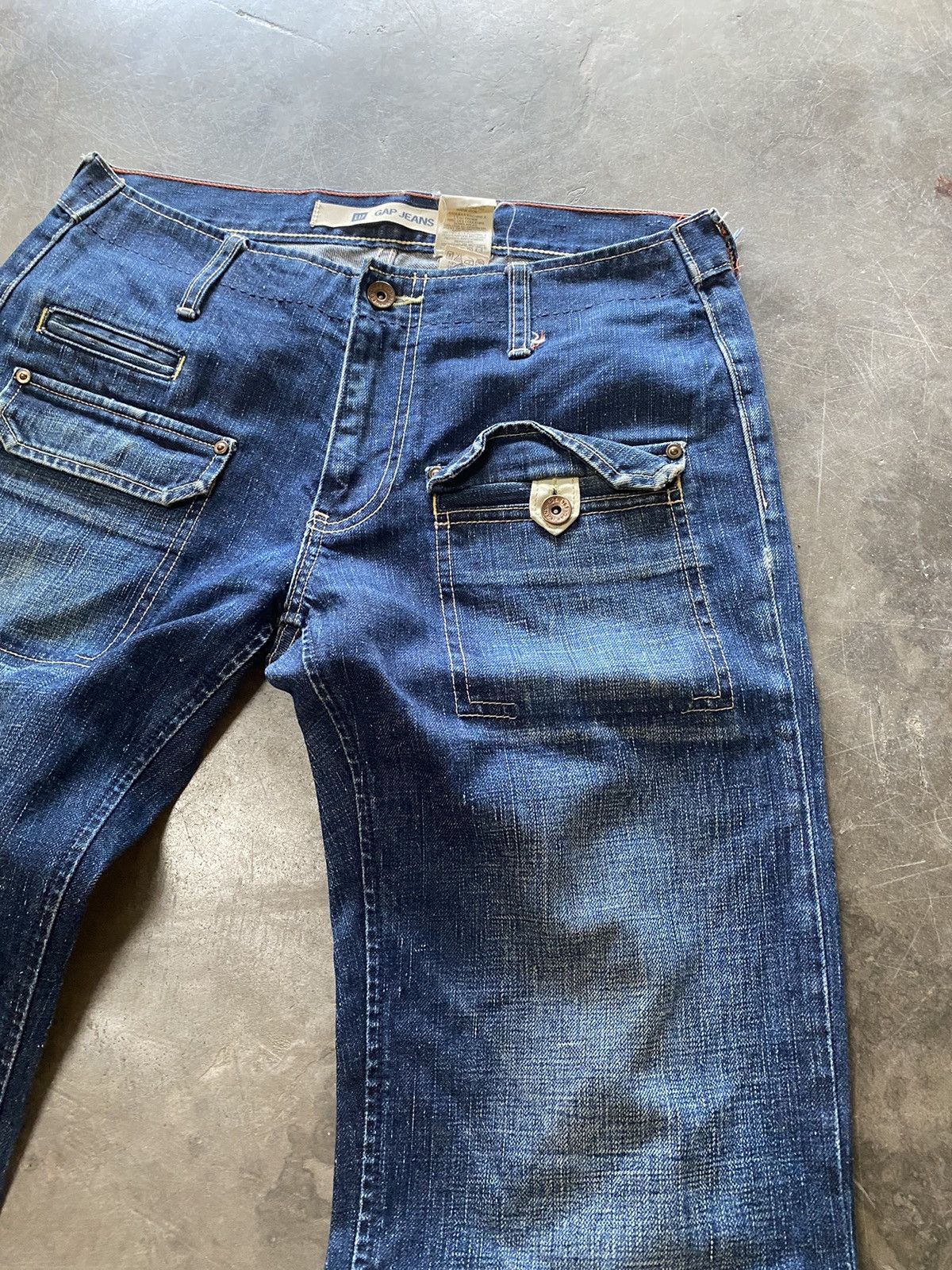 Gap × Japanese Brand Baggy Jeans Vintage Gap Carpenter Pants Size US 31 - 9 Thumbnail