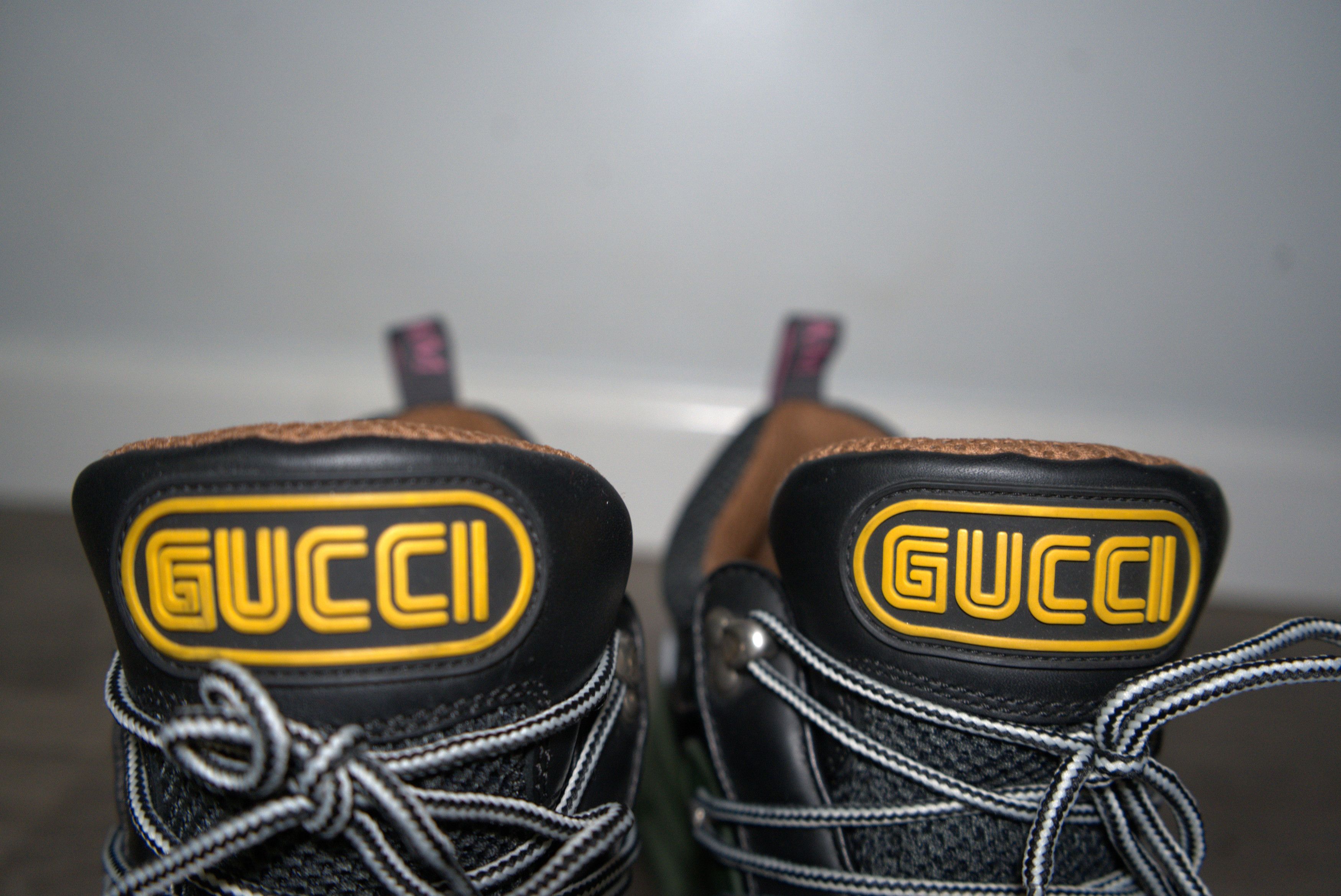 Gucci Gucci FlashTrek Green Black Trainers Size US 9.5 / EU 42-43 - 7 Thumbnail