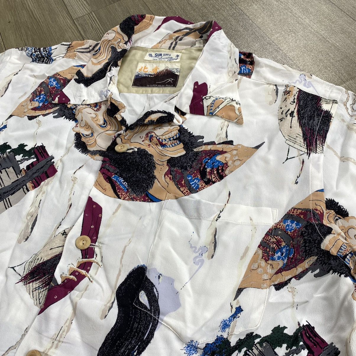 Sun Surf Vintage Sun Surf Hokusai Hawaiian Shirt Toyo Enterprise Size US L / EU 52-54 / 3 - 3 Thumbnail