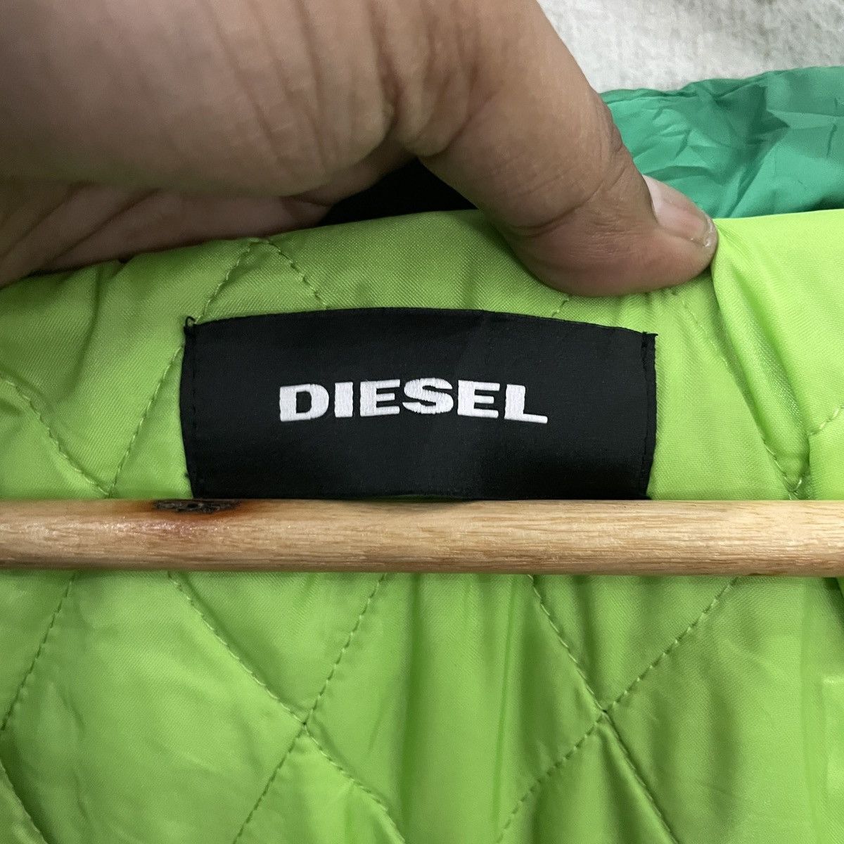 Diesel Vintage Y2k Diesel W Sun Rev A Hoodies Puffer Jacket Size US XL / EU 56 / 4 - 8 Thumbnail