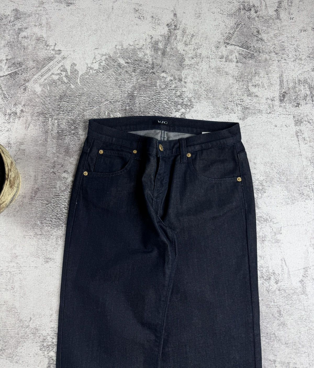 Versace Jeans Couture Versace Couture VJC Y2K Skinny Straight Denim Jeans Trousers Size 30" / US 8 / IT 44 - 13 Thumbnail