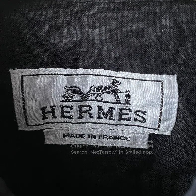 Other Hermes size 39 Long Sleeve Shirt - Stitched Stripes - Patch Size US XXS / EU 40 - 3 Thumbnail