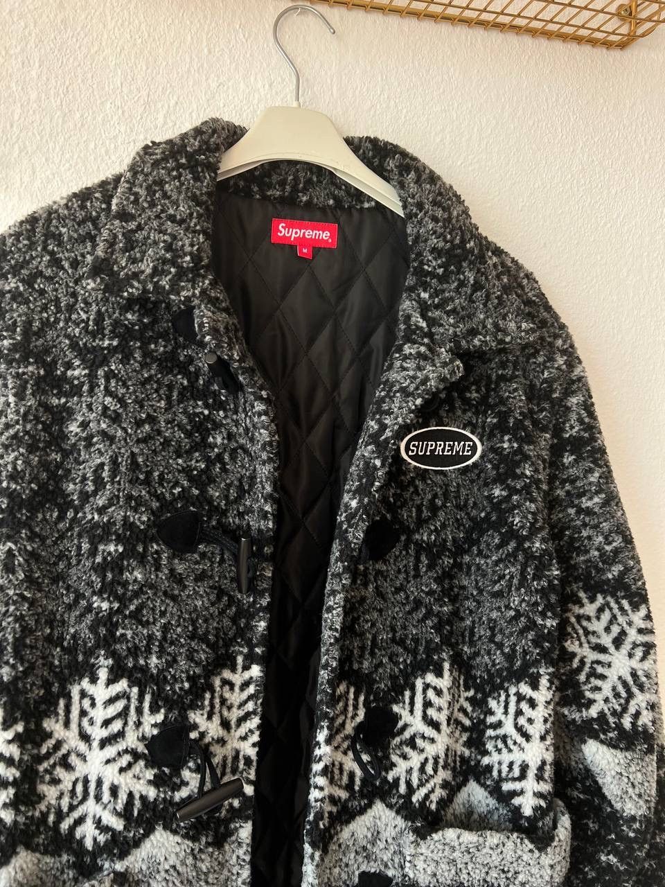 Supreme Supreme Snowflake Toggle Fleece Jacket Size US M / EU 48-50 / 2 - 2 Thumbnail