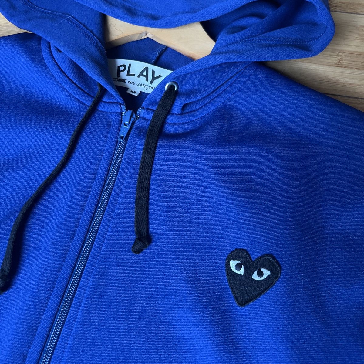 Comme des Garcons Blue Comme Des Garcon Zip Up Size US M / EU 48-50 / 2 - 2 Thumbnail
