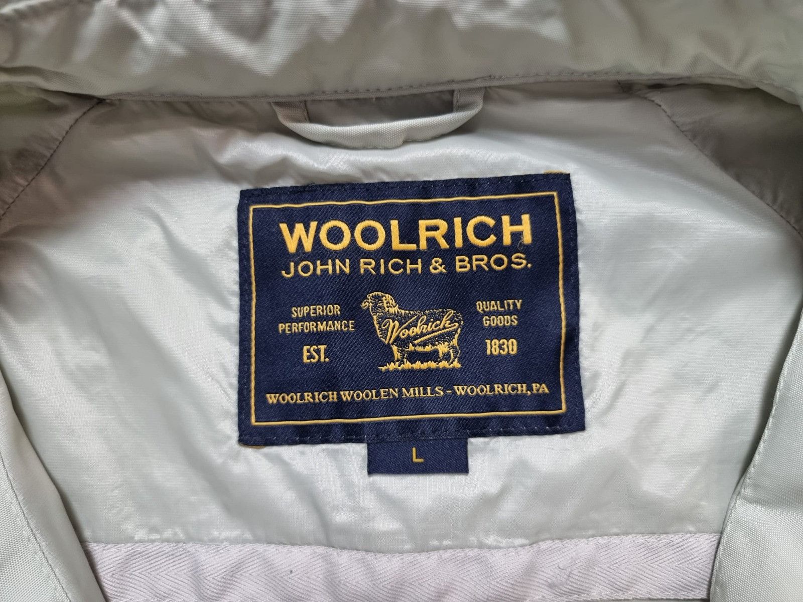 Woolrich Woolen Mills Woolrich short belted field jacket L womens ecru Size M / US 6-8 / IT 42-44 - 5 Thumbnail