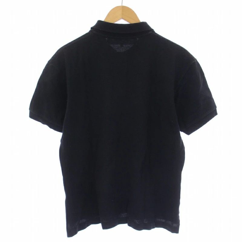 Comme des Garcons PLAY Polo Shirt short sleeve heart logo cotton uneven hem Black Size US L / EU 52-54 / 3 - 2 Thumbnail