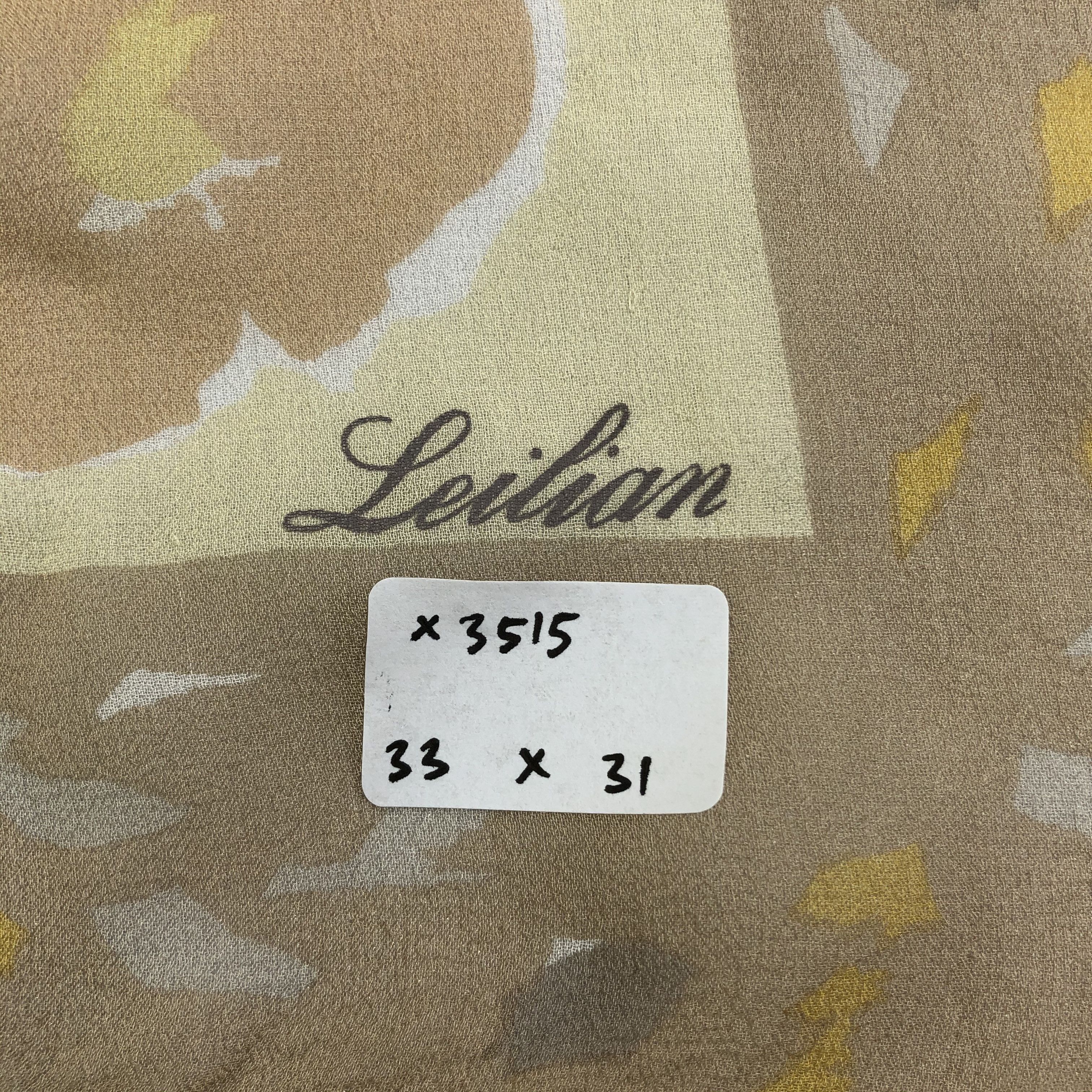 Vintage Vintage Leilian Silk Scarf Size ONE SIZE - 7 Thumbnail