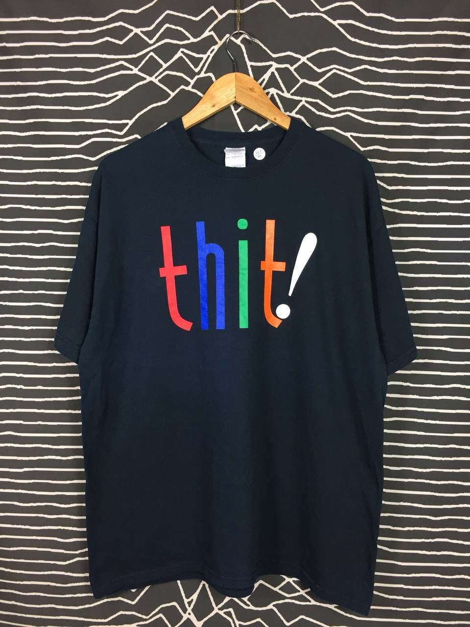 Vintage Vtg thit! Community Pop Culture Logo Graphic Tee Size US XL / EU 56 / 4 - 2 Thumbnail