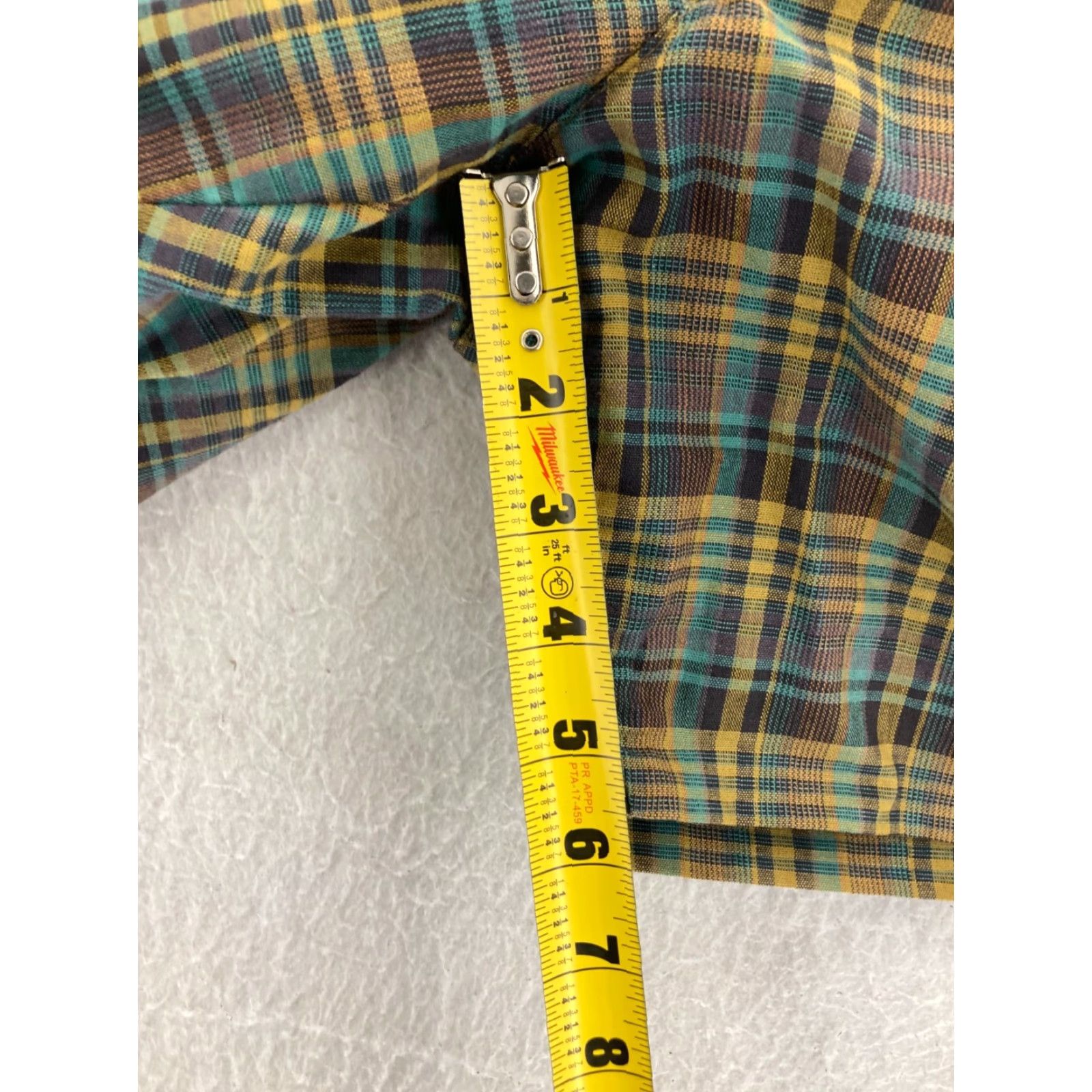 Dockers VINTAGE Dockers Shorts Mens 36 Plaid Bermuda Pockets Casual 90s Size US 36 / EU 52 - 4 Thumbnail