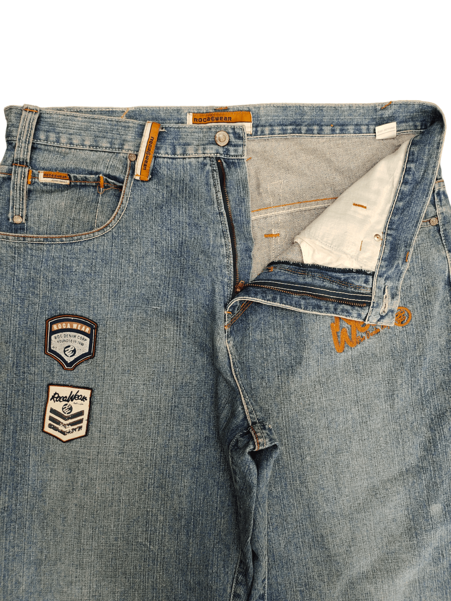 Rocawear Baggy Jeans Rocawear Patches Denim Wide Loose Y2k Jnco Size US 40 / EU 56 - 15 Thumbnail