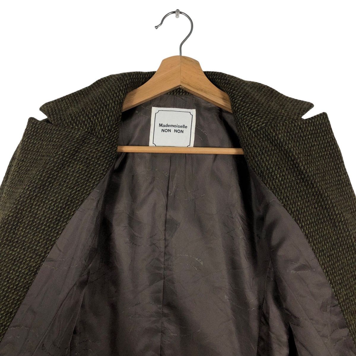 Issey Miyake 🔥Herringbone Wool Work Jacket Modemoiselle Non Non Japan Size M / US 6-8 / IT 42-44 - 10 Thumbnail