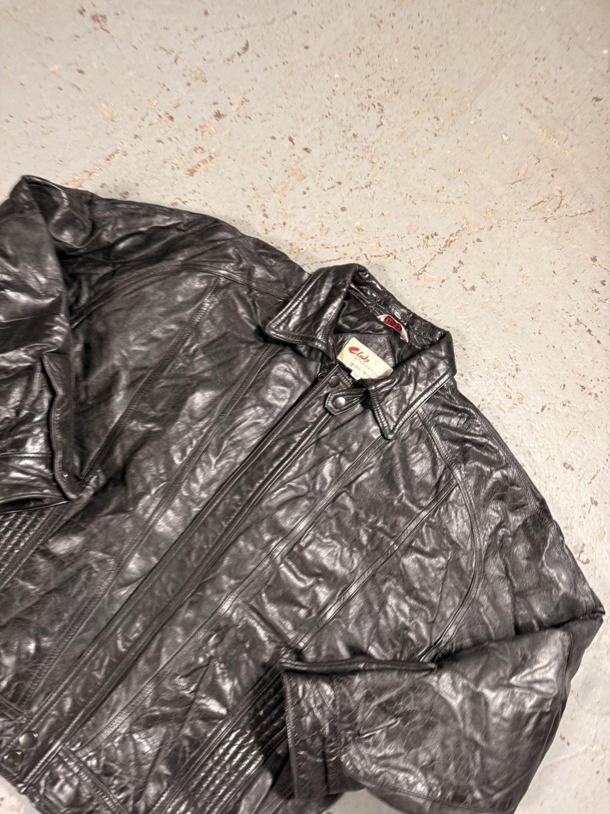 Other Vintage Club International Leather Jacket Size US M / EU 48-50 / 2 - 6 Thumbnail