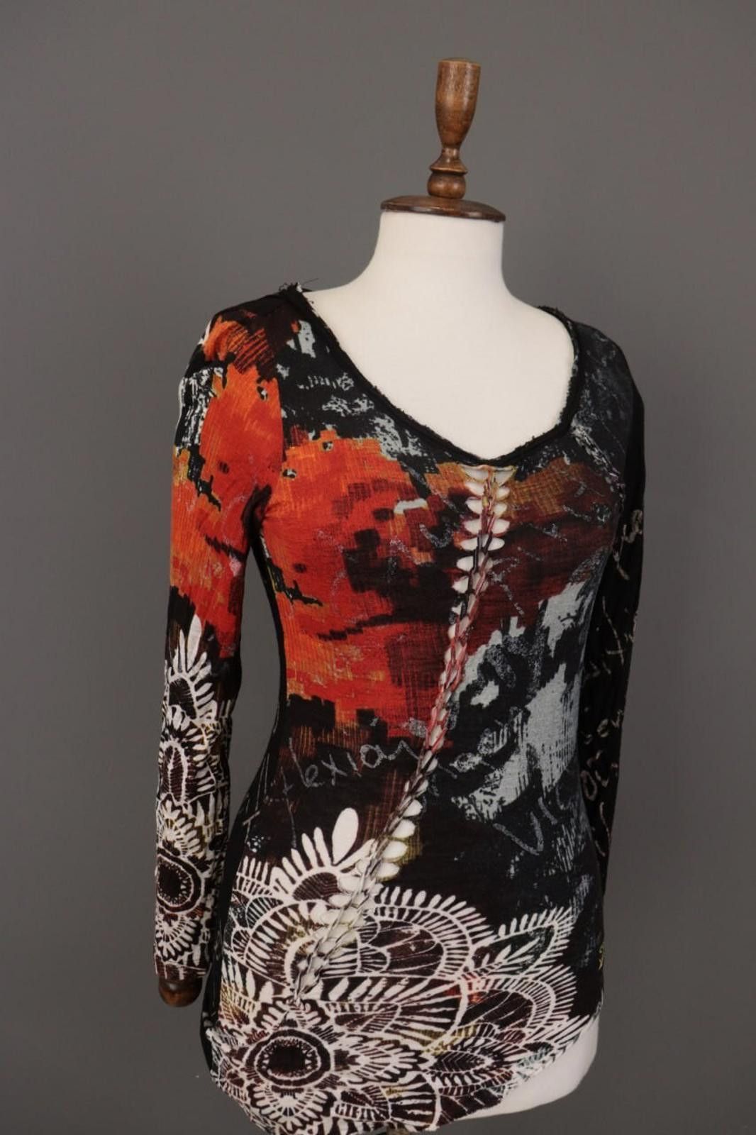 Desigual Desigual Colorful Floral Tunic Top Blouse Shirt Size S Size S / US 4 / IT 40 - 5 Thumbnail