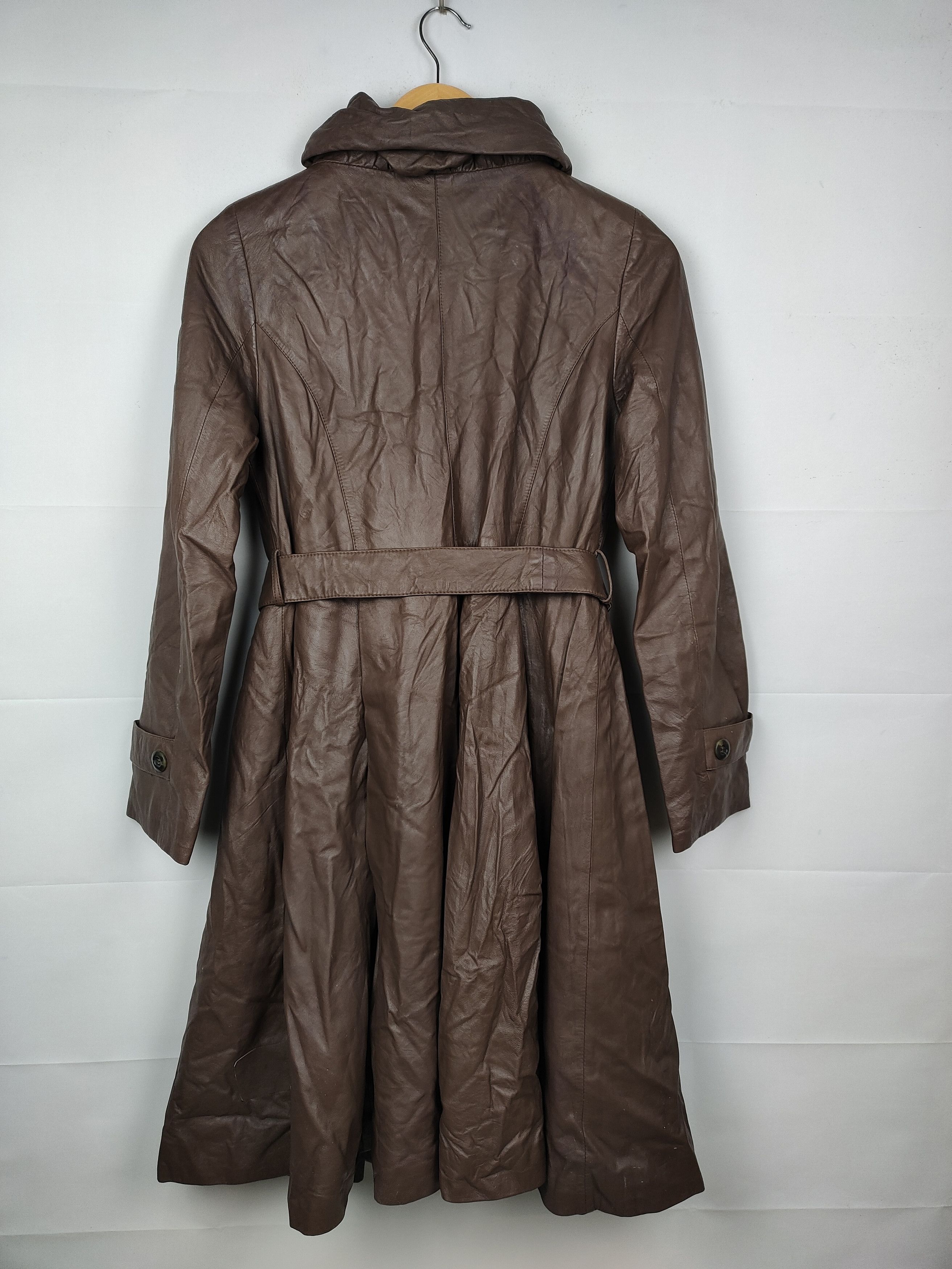 Balmain Balmain Paris Leather Trench Coat Size S / US 4 / IT 40 - 6 Thumbnail