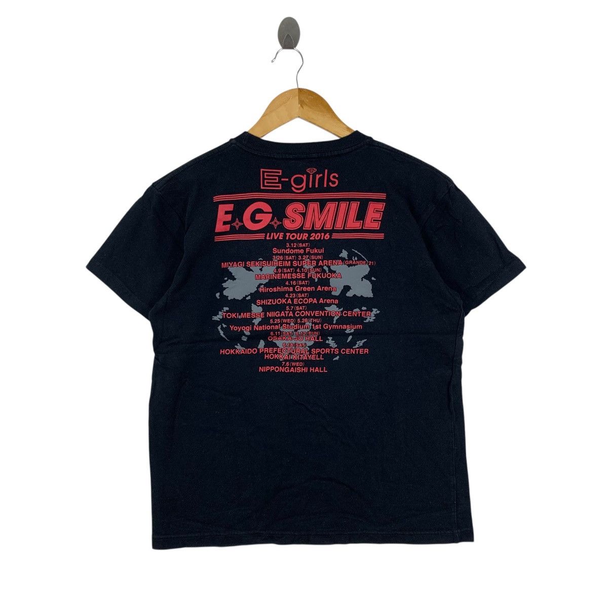 Japanese Brand E-GIRLS EG Smile Live Tour Japanese Band Short Sleeve Tshirt Size US M / EU 48-50 / 2 - 1 Thumbnail