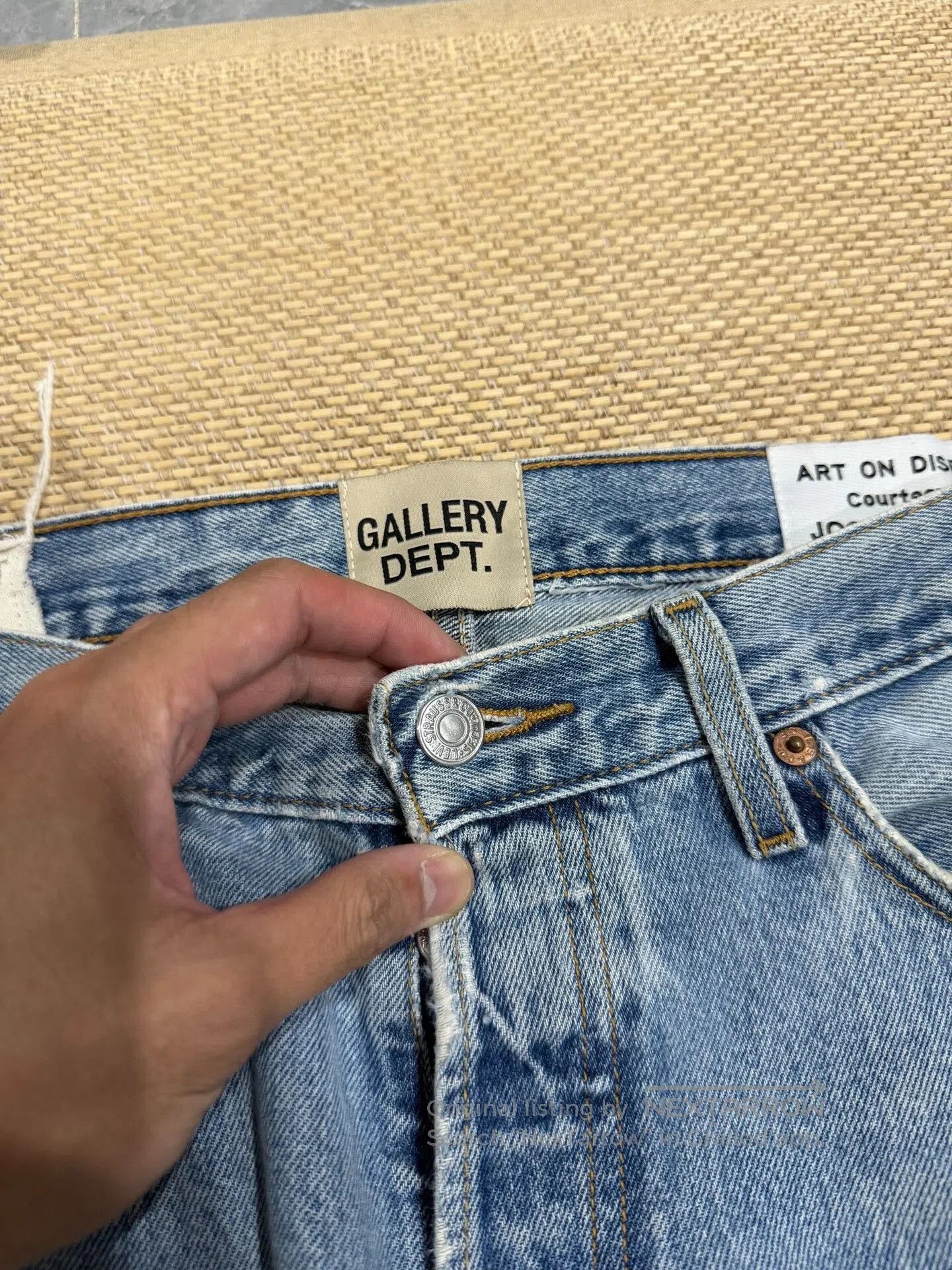 Gallery Dept. Gallery Dept 5001 Distressed Denim Jeans. Size US 32 / EU 48 - 2 Thumbnail