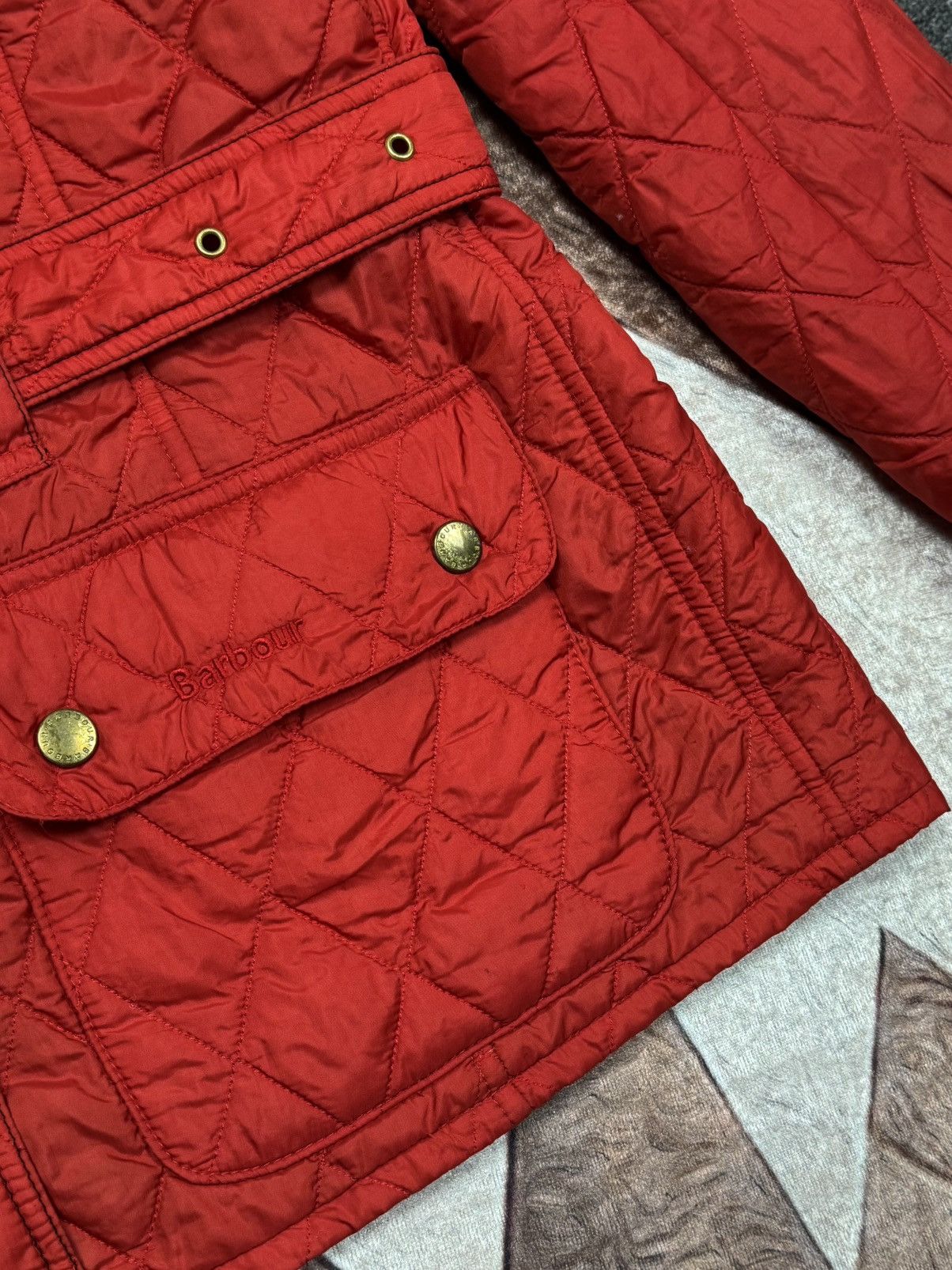 Barbour Womens Quilted Jacket Barbour International Size UK 14 Size L / US 10 / IT 46 - 14 Thumbnail
