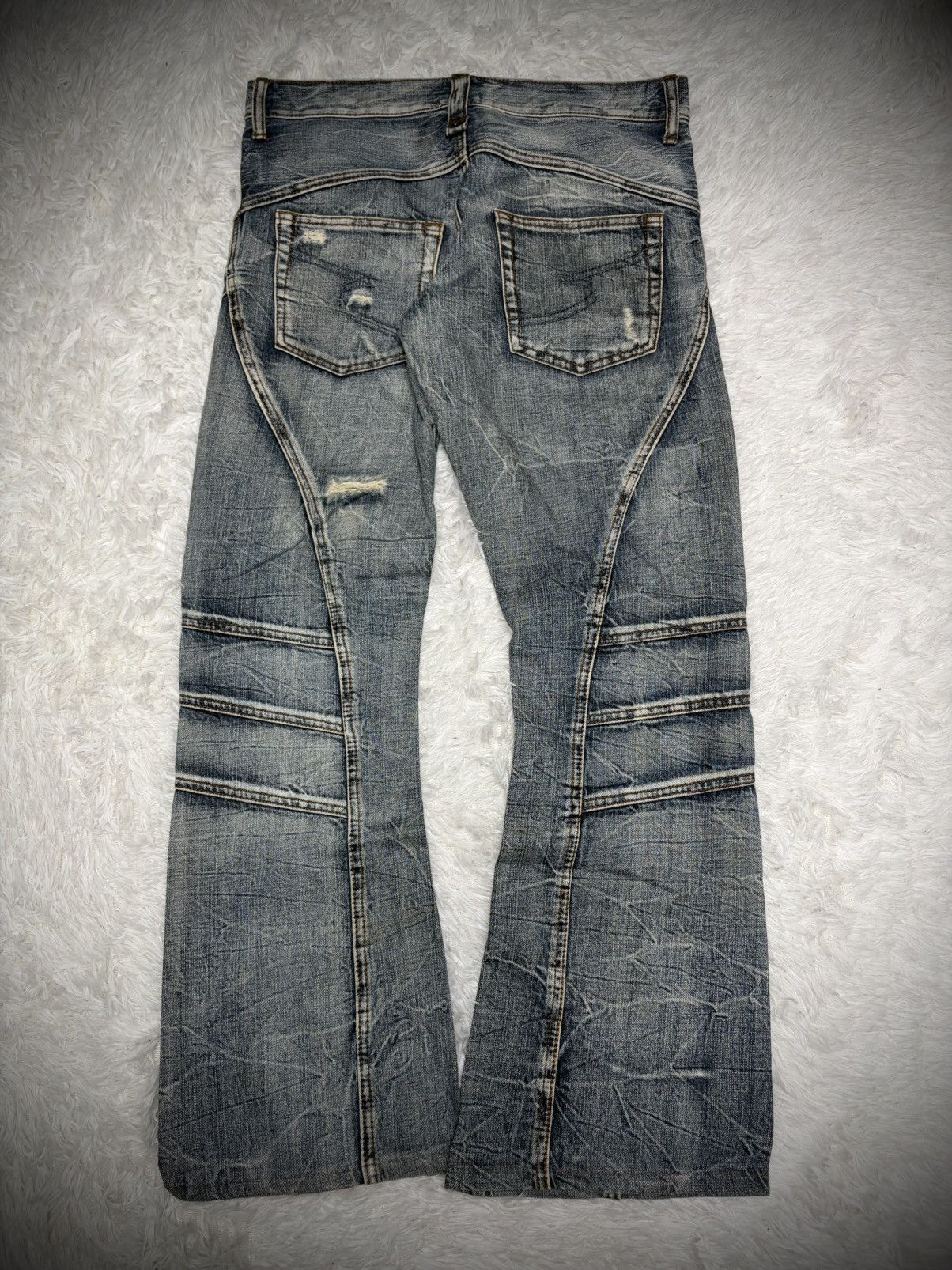 If Six Was Nine Semantic Design spiral flared jeans tornado mart style Size US 32 / EU 48 - 5 Thumbnail