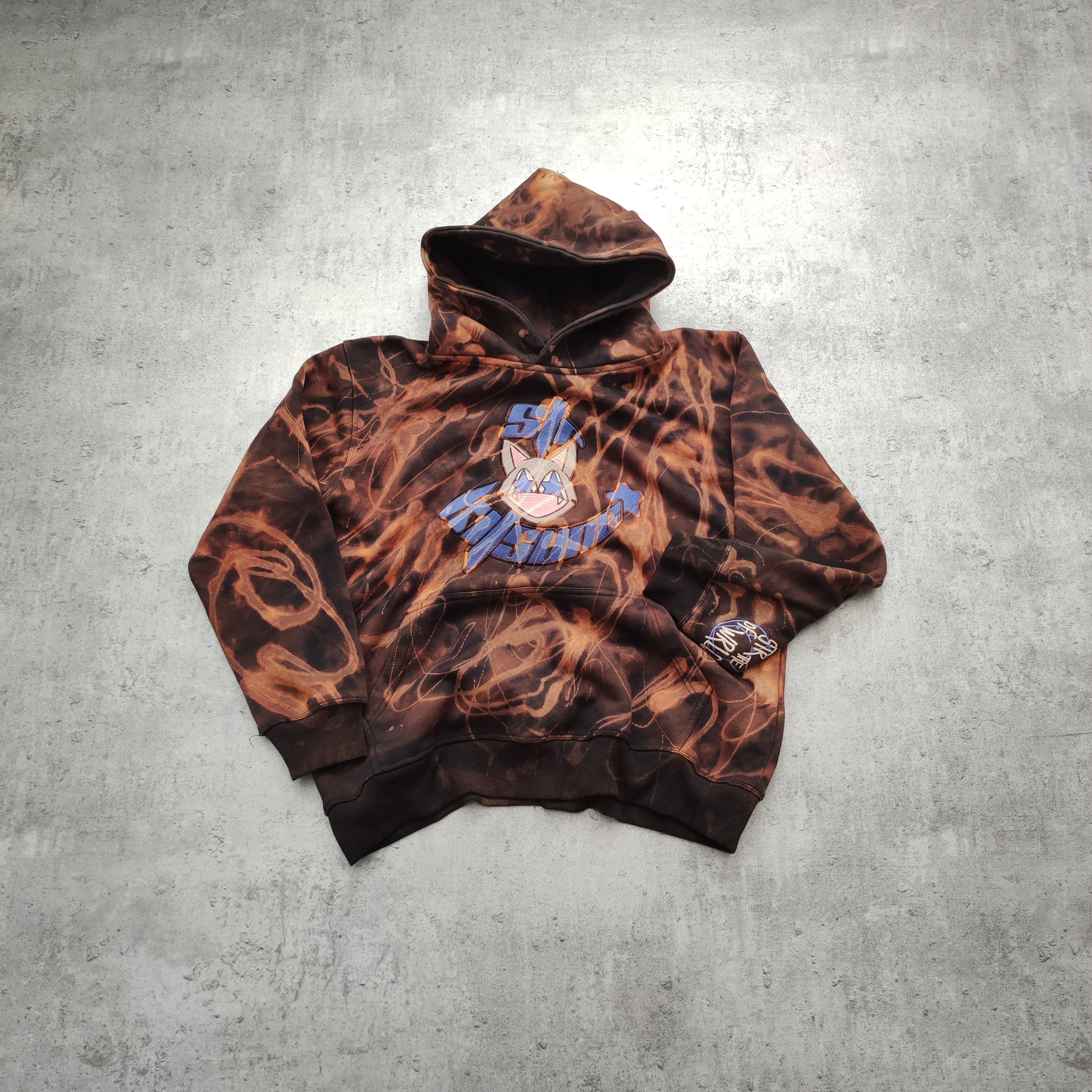 Japanese Brand Str of the Wrld Strofthewrld Tie Dye Big Logo Hoodie Size US M / EU 48-50 / 2 - 1 Thumbnail