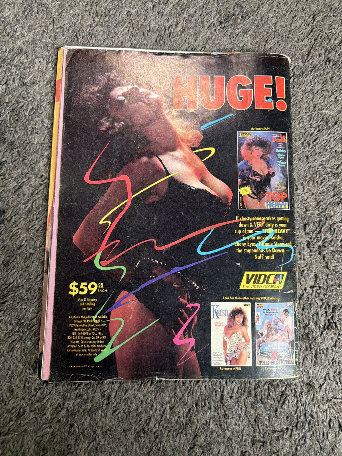Vintage 1988 Knockers Magazine Size ONE SIZE - 2 Thumbnail