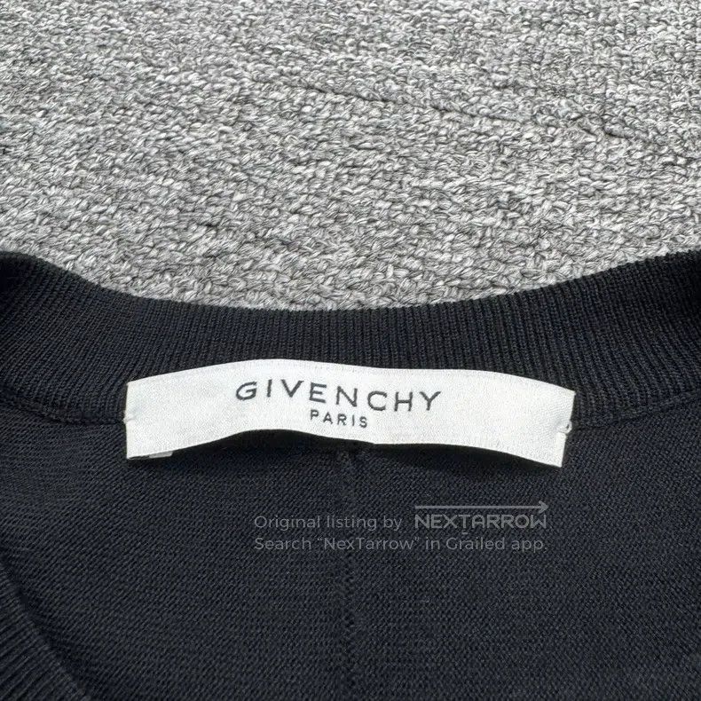 Givenchy Givenchy Black Wool Knit Sweater Size US L / EU 52-54 / 3 - 5 Thumbnail