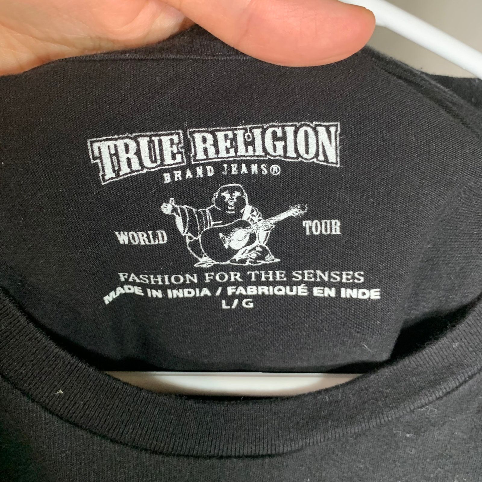True Religion True Religion Men's Short Sleeve Black T-Shrits Size L Size US L / EU 52-54 / 3 - 3 Thumbnail