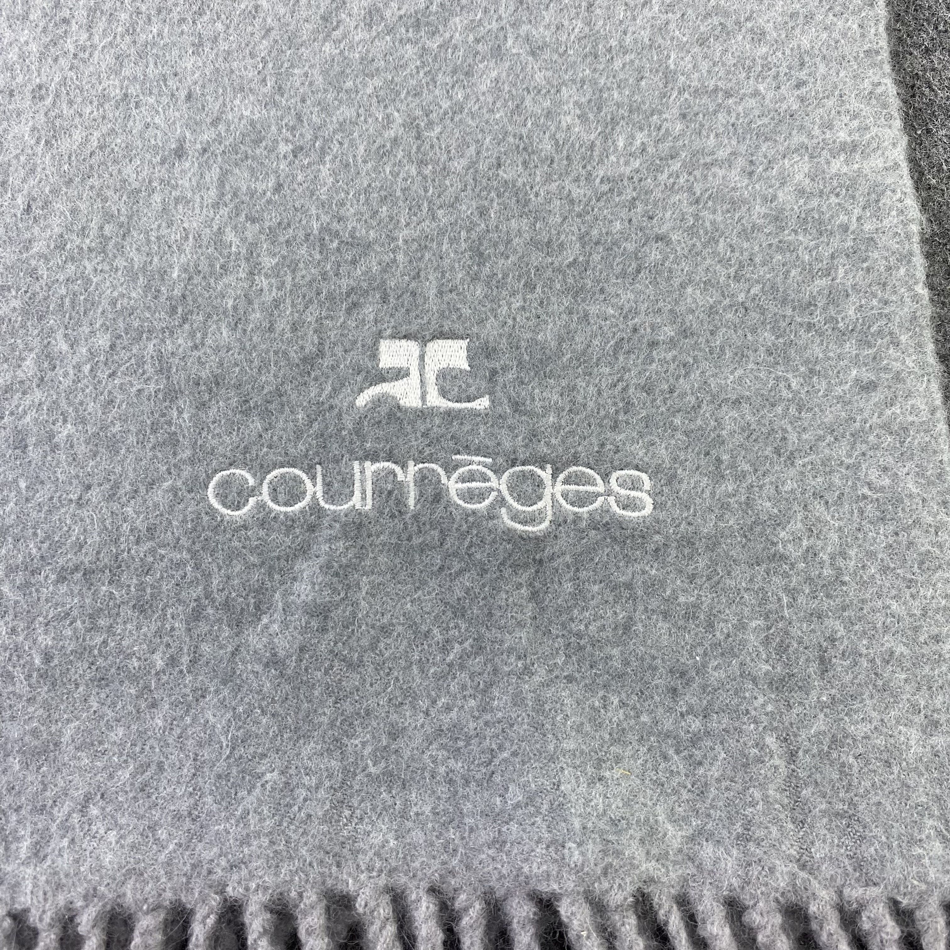 Courreges × Vintage Courreges Big Size Scarf / Muffler / Neckwear-K087 Size ONE SIZE - 5 Thumbnail