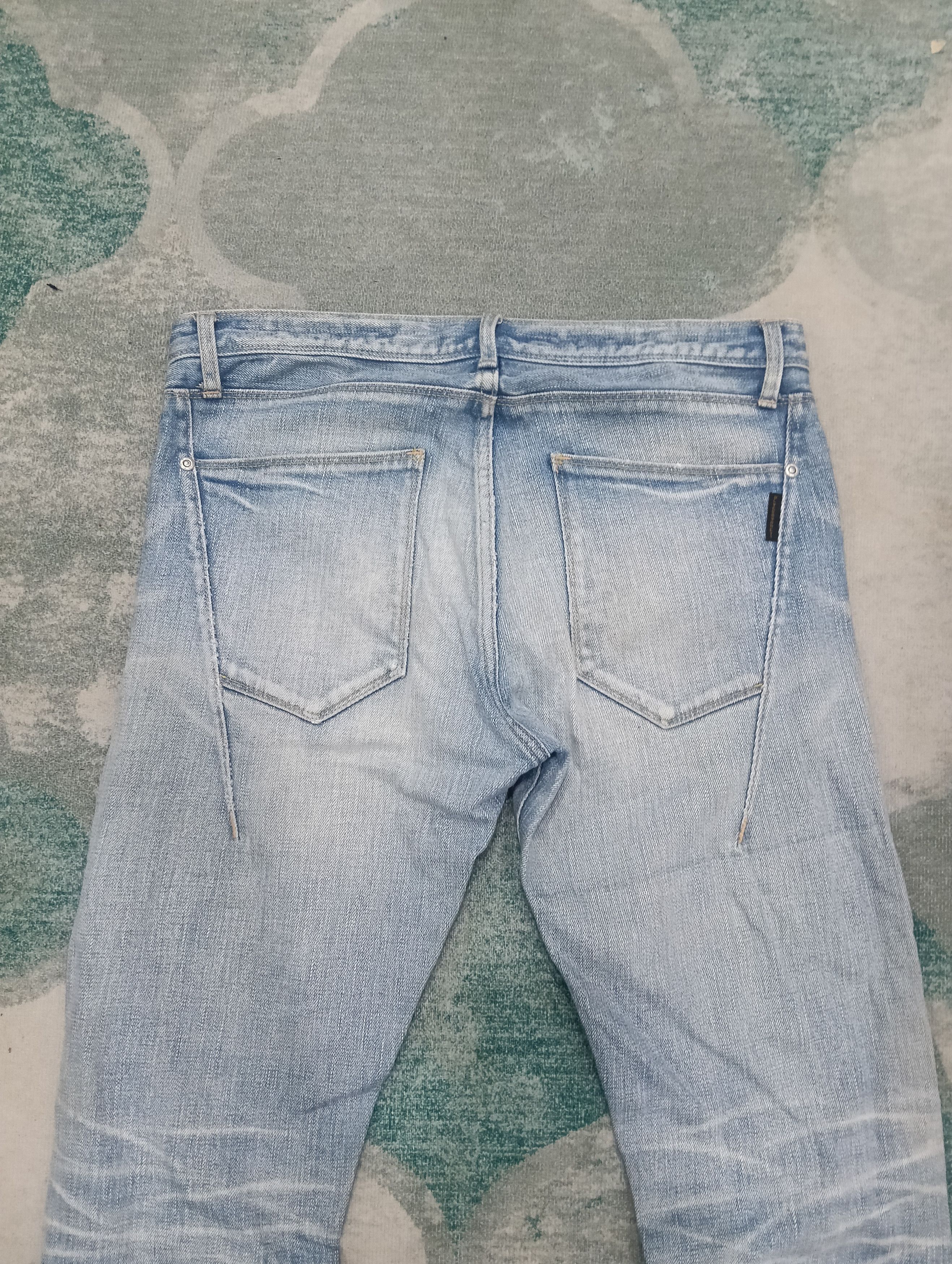 Japanese Brand × Le Grande Bleu (L.G.B.) × Neil Barrett Black Barrett Selvedge Skinny Denim Size US 33 - 8 Thumbnail