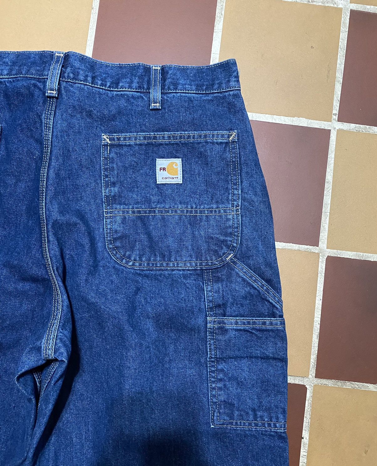 Carhartt Vintage Carhartt Fire Retardant Carpenter Jeans 36x34 Size US 36 / EU 52 - 4 Thumbnail