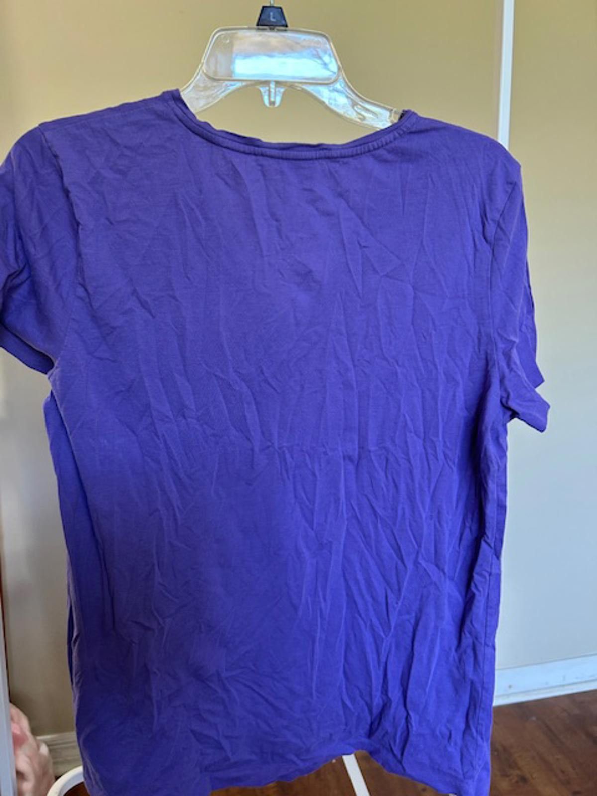 Ralph Lauren Sport Ralph Lauren Sport Purple V-Neck T-Shirt XL Size US XL / EU 56 / 4 - 2 Thumbnail