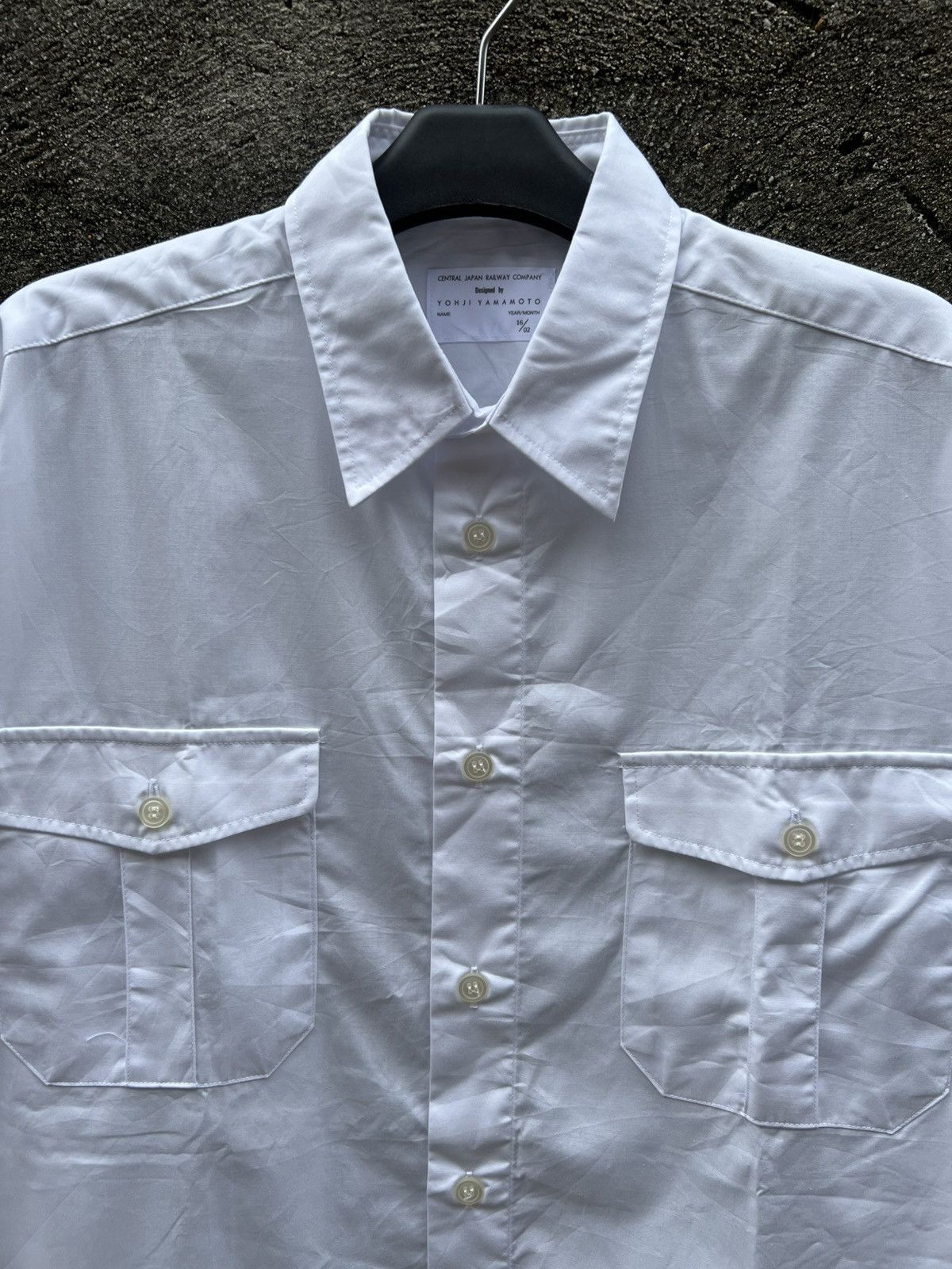 Yohji Yamamoto Yohji Yamamoto White Shirt Size US XL / EU 56 / 4 - 2 Thumbnail