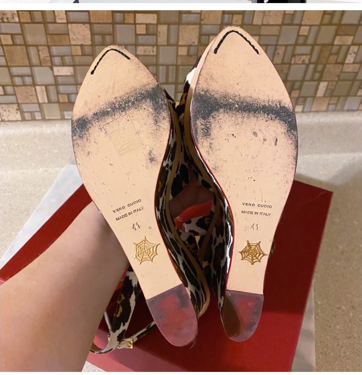 Charlotte Olympia Authentic Charlotte Olympia Miranda Bow Platform Wedges Size US 11 / IT 41 - 8 Thumbnail