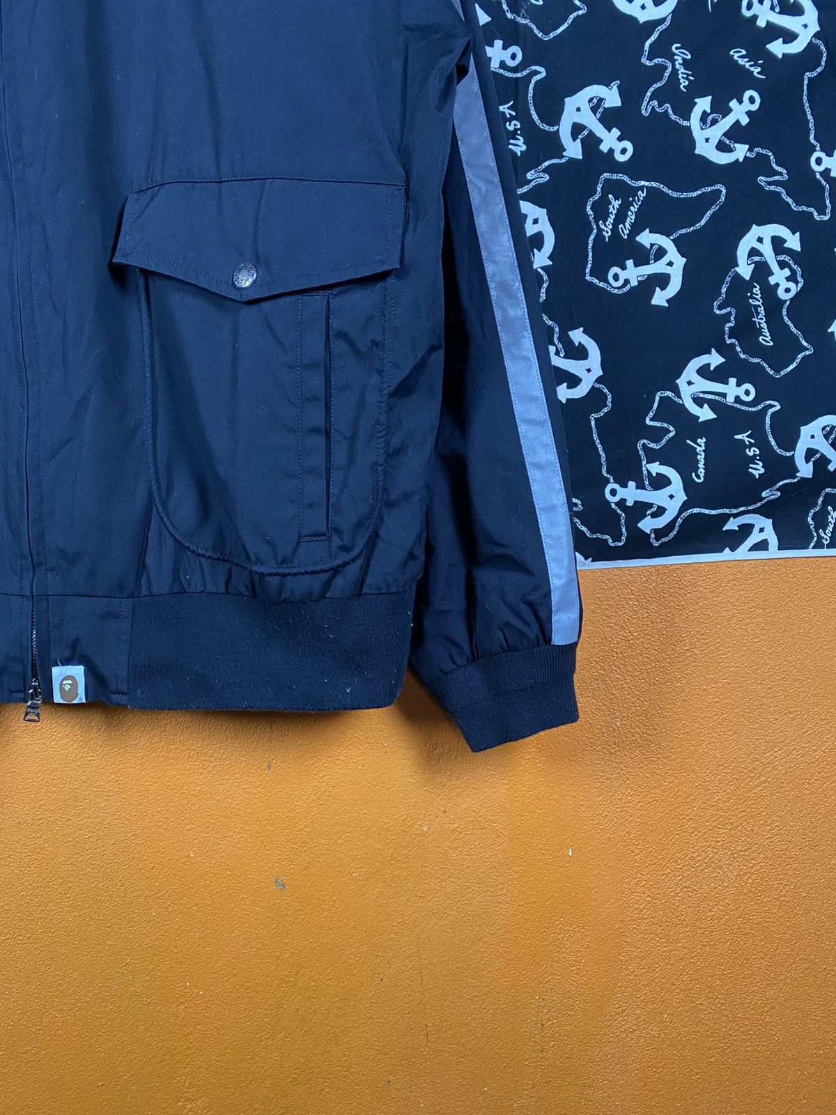 Bape BAPE A Bathing Ape Bomber Jacket Black Streetwear Japan Size US L / EU 52-54 / 3 - 6 Thumbnail