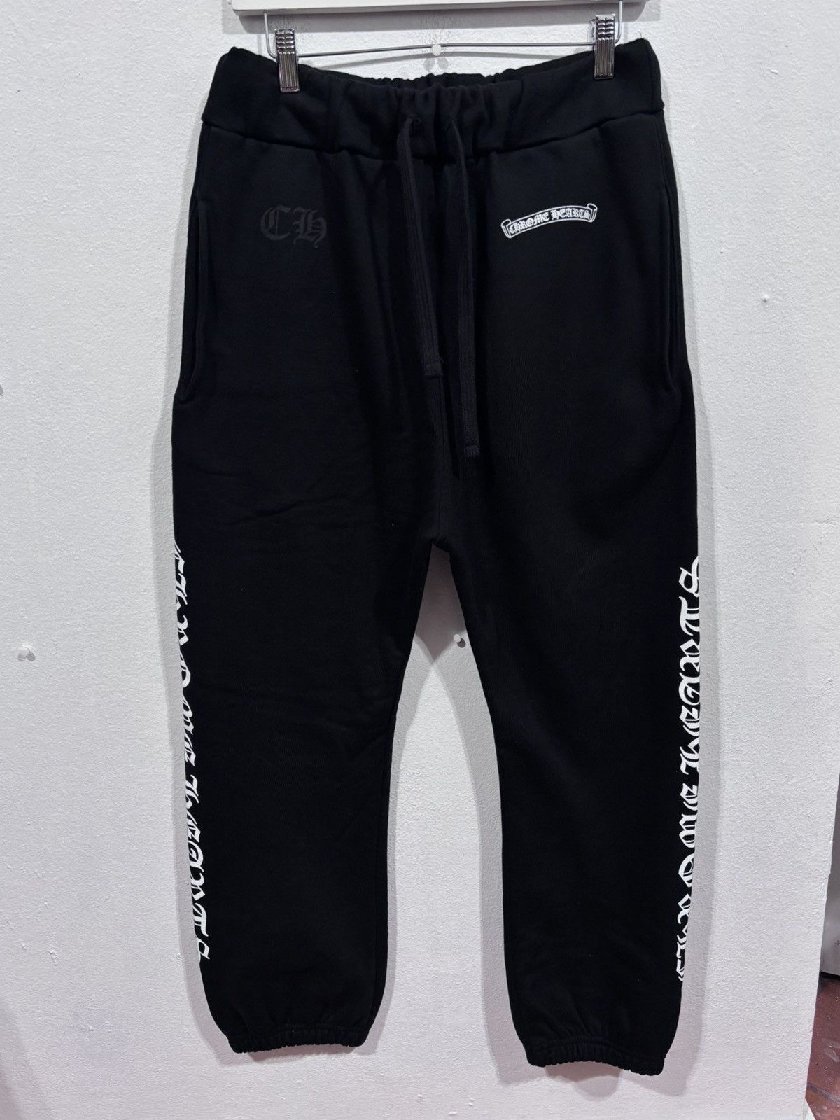 Chrome Hearts Chrome Hearts Logo Sweatpants Size US 30 / EU 46 - 1 Thumbnail