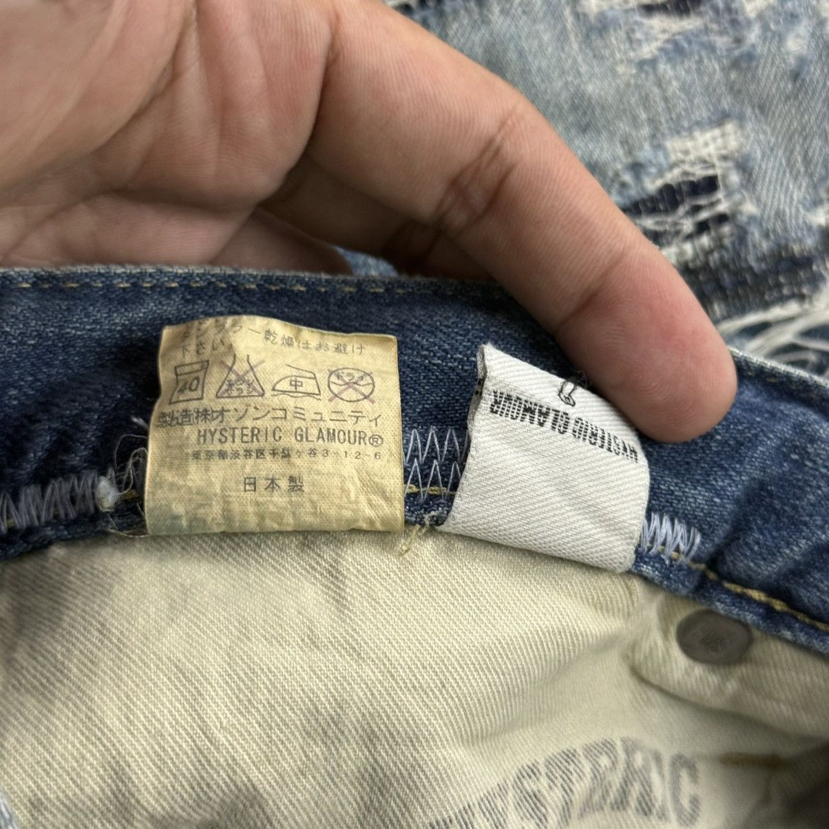 Hysteric Glamour Hysteric Glamour Distressed Denim Jeans Size US 28 / EU 44 - 7 Thumbnail