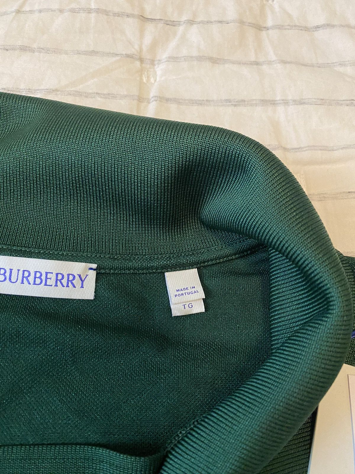 Burberry Burberry Tonal Rose Jacquard Polo Shirt XL Size US XL / EU 56 / 4 - 7 Thumbnail