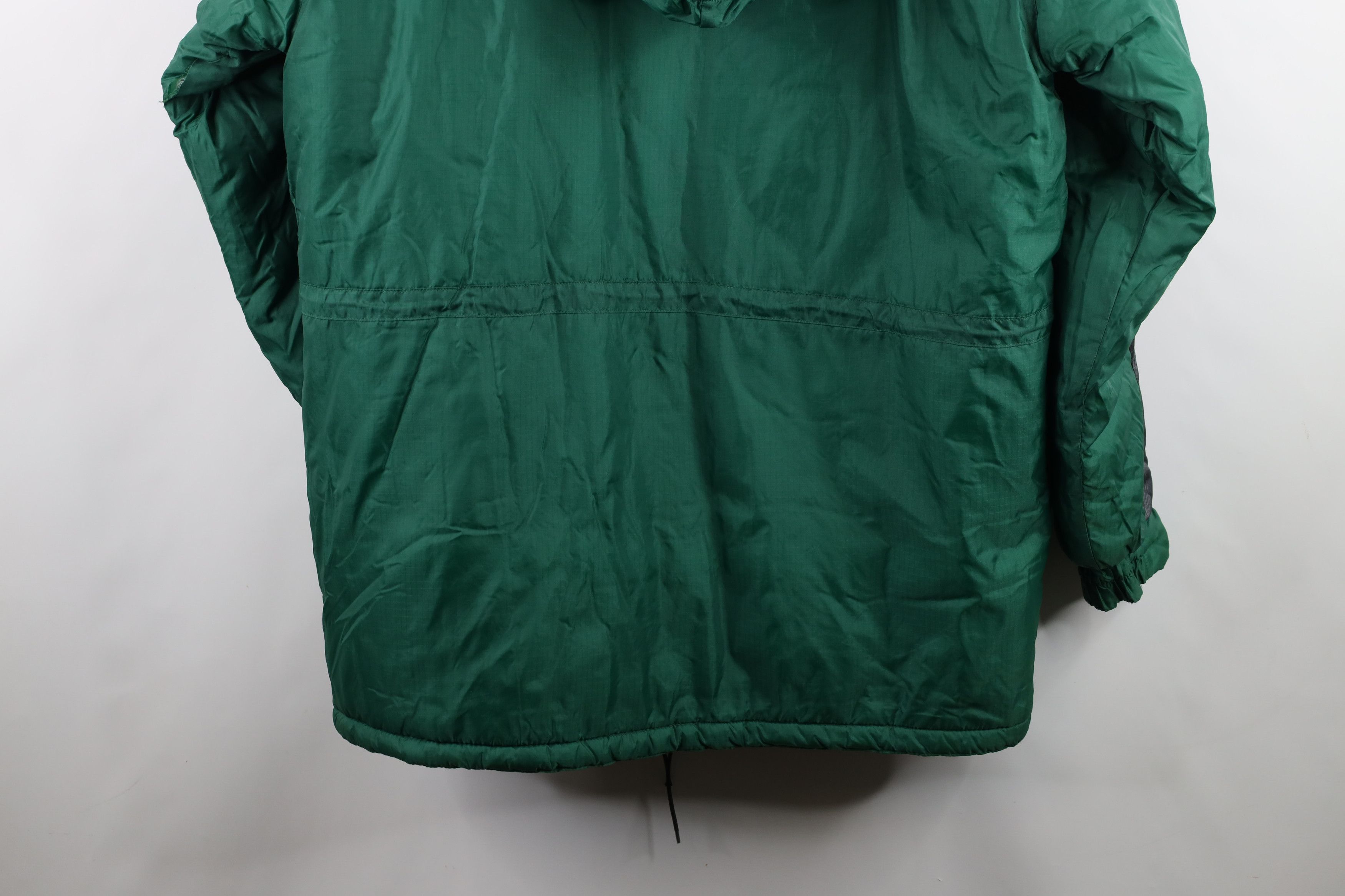 Vintage Vintage 90s Streetwear Hooded Puffer Parka Jacket Green Size US L / EU 52-54 / 3 - 15 Thumbnail