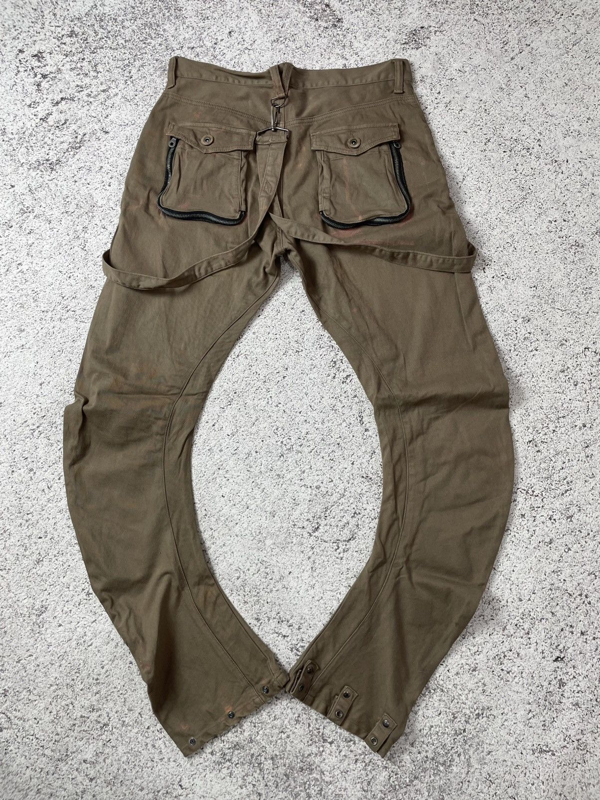 PPFM 🚨NEED GONE ❗️PPFM curve j cut suspender pants Size US 33 - 4 Thumbnail