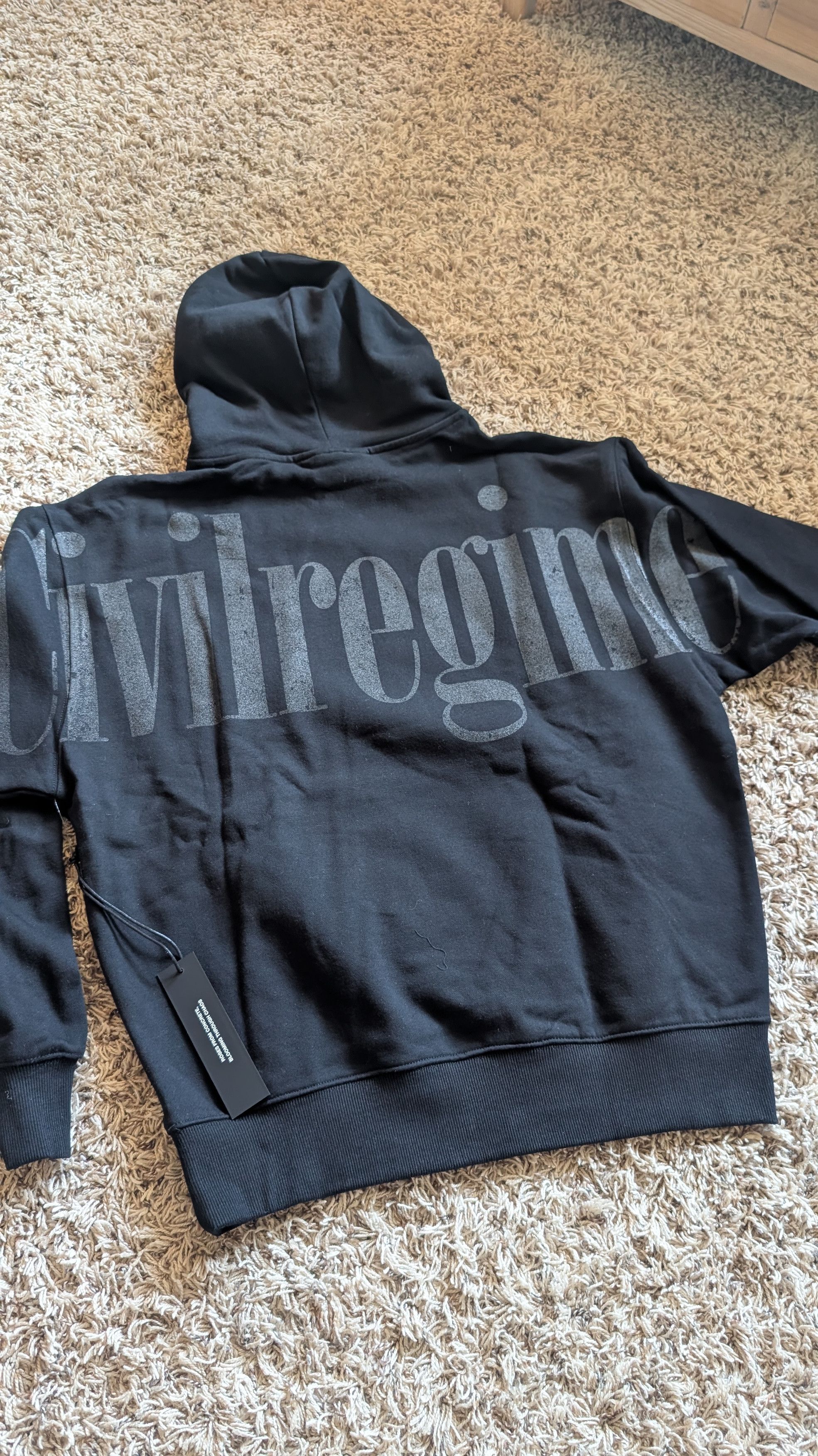 Civil Regime Civil Regime Men's Concrete Snap Hoodie Medium 🔥🔥 Size US M / EU 48-50 / 2 - 1 Thumbnail