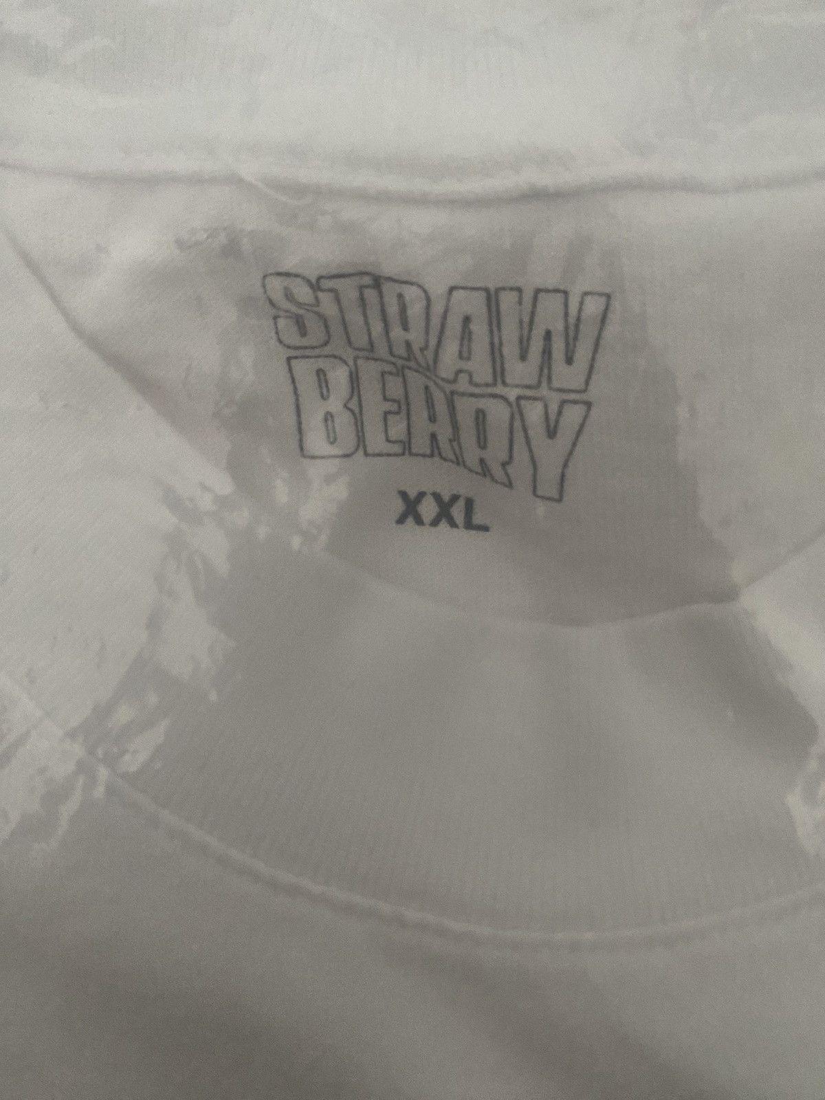 Strawberry XXL Sample Strawberry Tee White Navy Blue Size US XXL / EU 58 / 5 - 4 Thumbnail