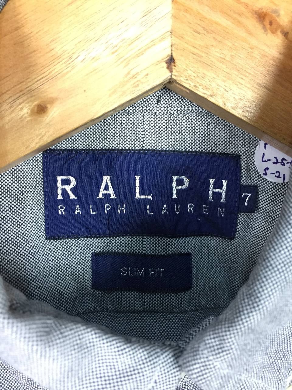 RRL Ralph Lauren × Ralph Lauren × Vintage Vtg Ralph Lauren Oxford Slim Fit Button Up Shirt Size 8 Size S / US 4 / IT 40 - 8 Thumbnail