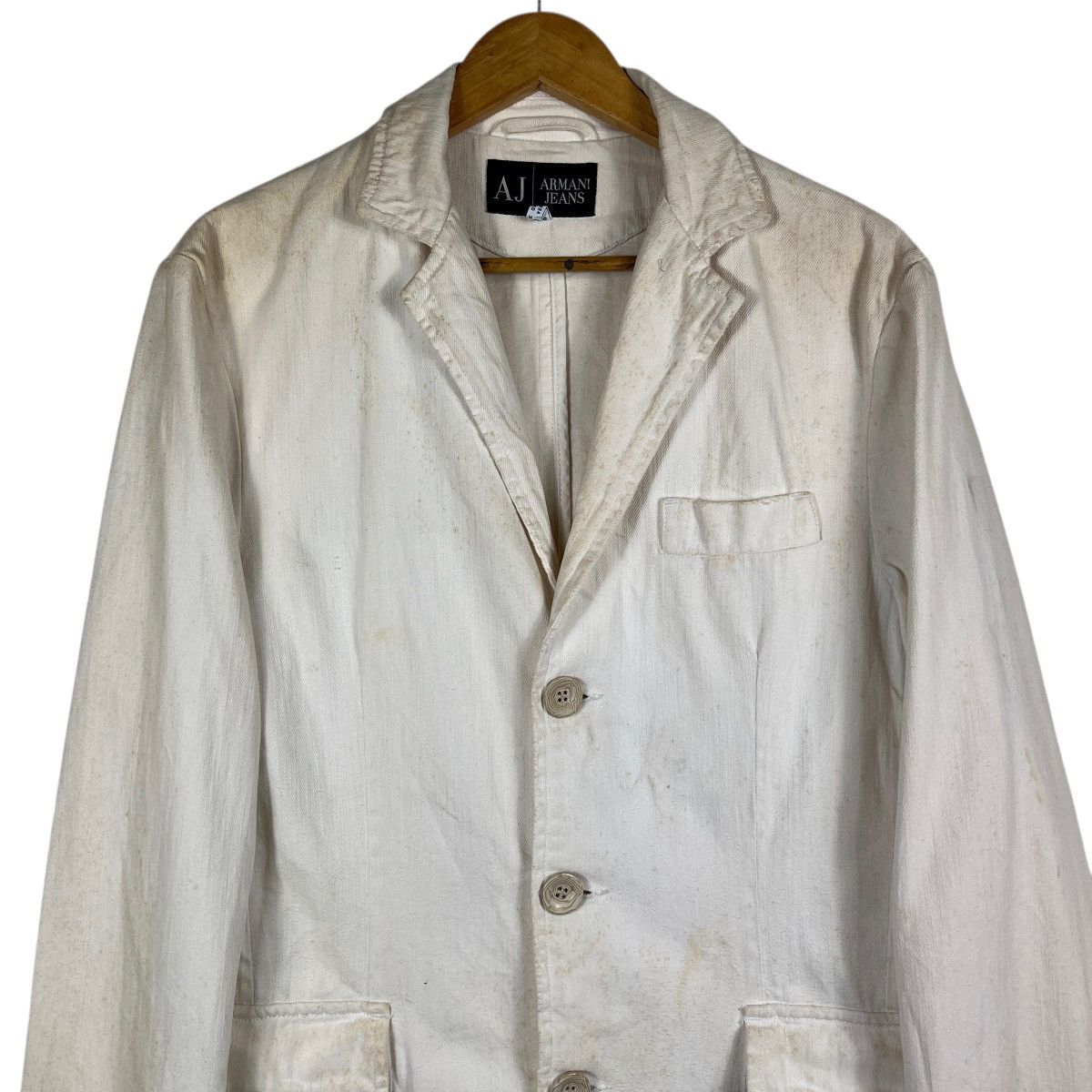 Emporio Armani Armani jeans Denim Blazer Jacket Size US M / EU 48-50 / 2 - 3 Thumbnail
