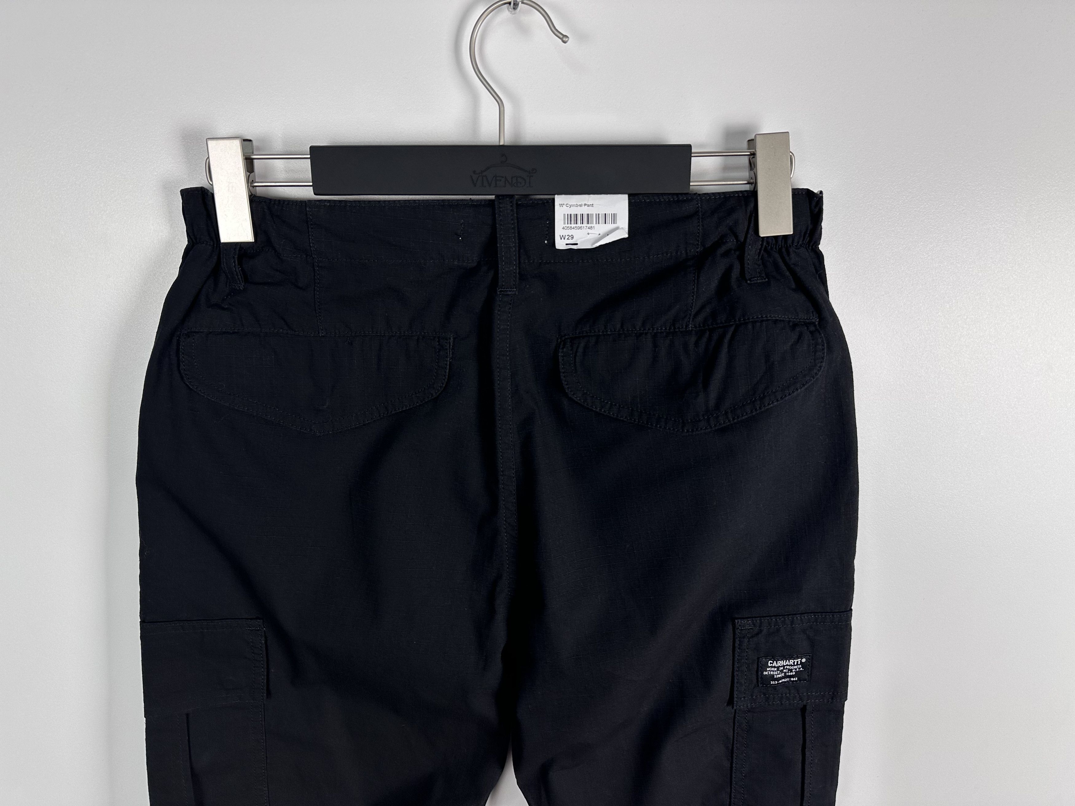 Carhartt × Carhartt Wip Carhartt Womens Black Cotton Cymbal Pants Size 29 Size 29" - 5 Thumbnail