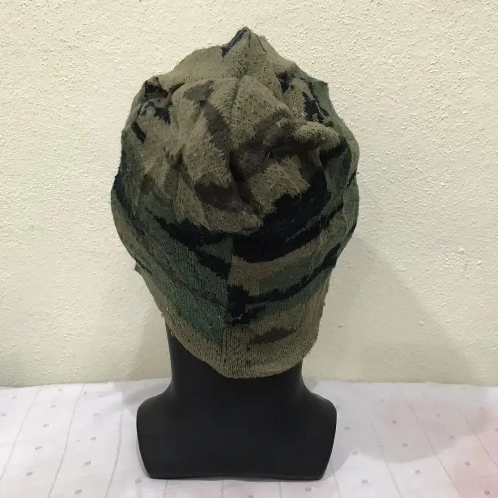 Japanese Brand Visions Small Logo Army Beanie Hat Size ONE SIZE - 4 Thumbnail